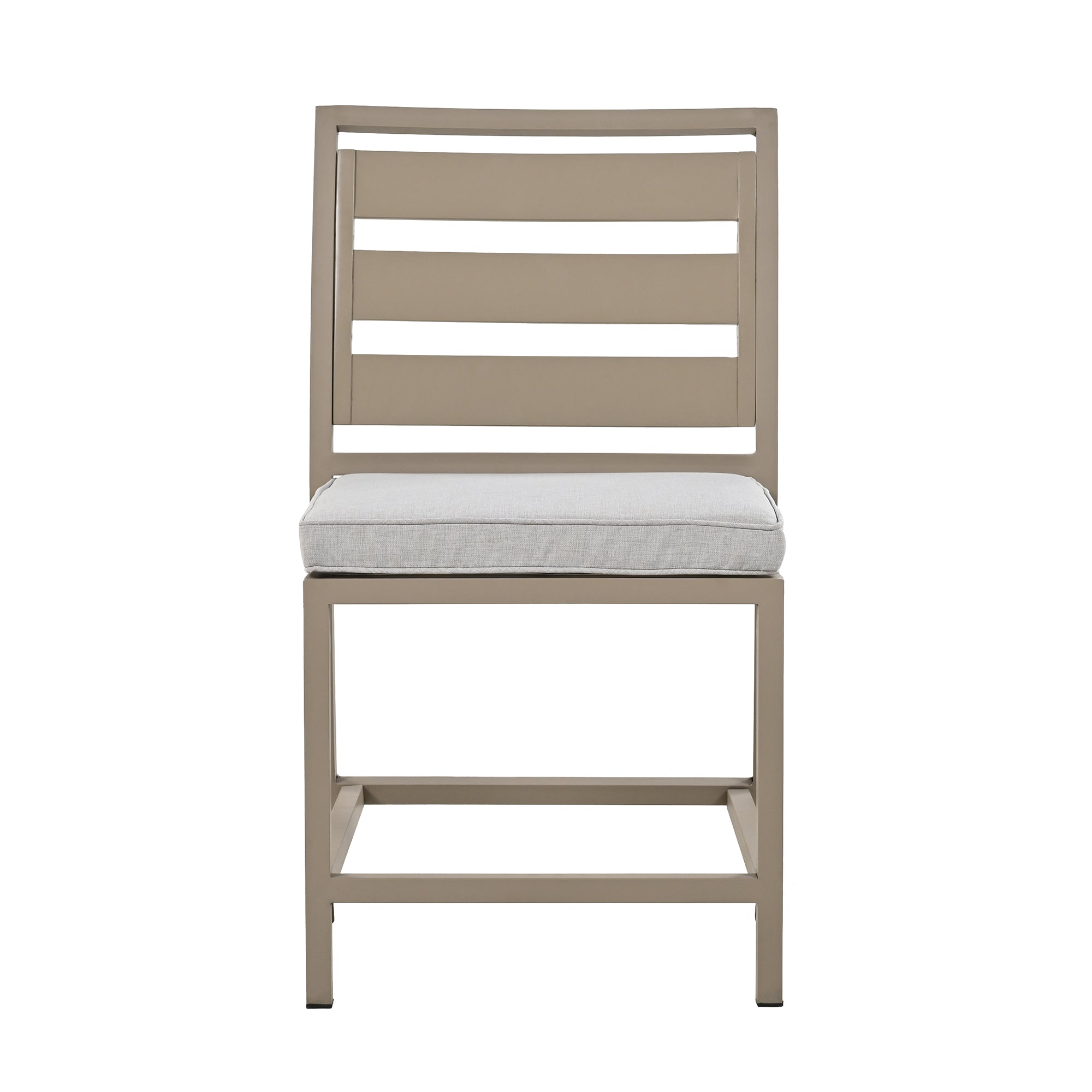 5-Piece Outdoor Steel Patio Dining Set with table and four chairs