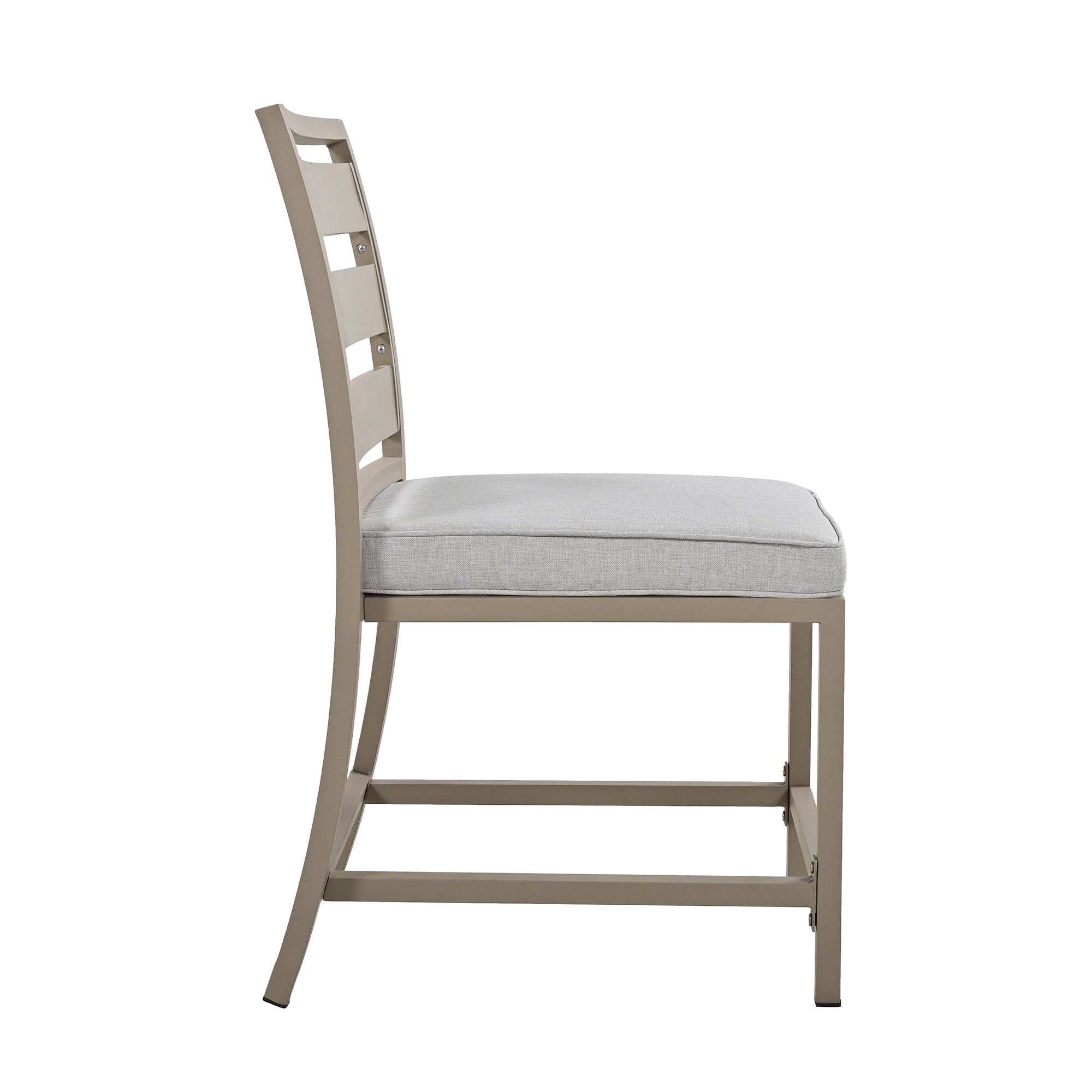 5-Piece Outdoor Steel Patio Dining Set with table and four chairs