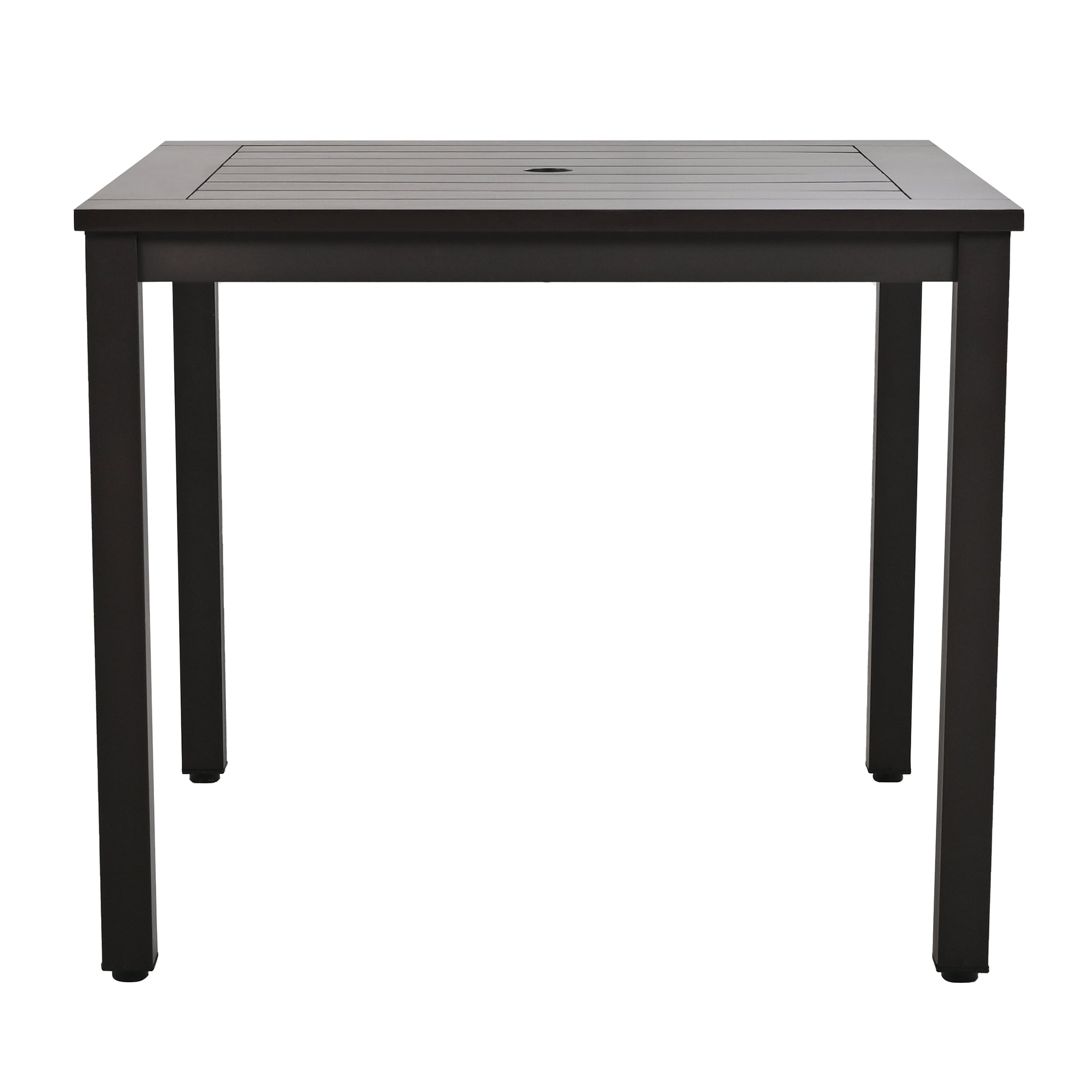 5-Piece Outdoor Steel Patio Dining Set with table and four chairs