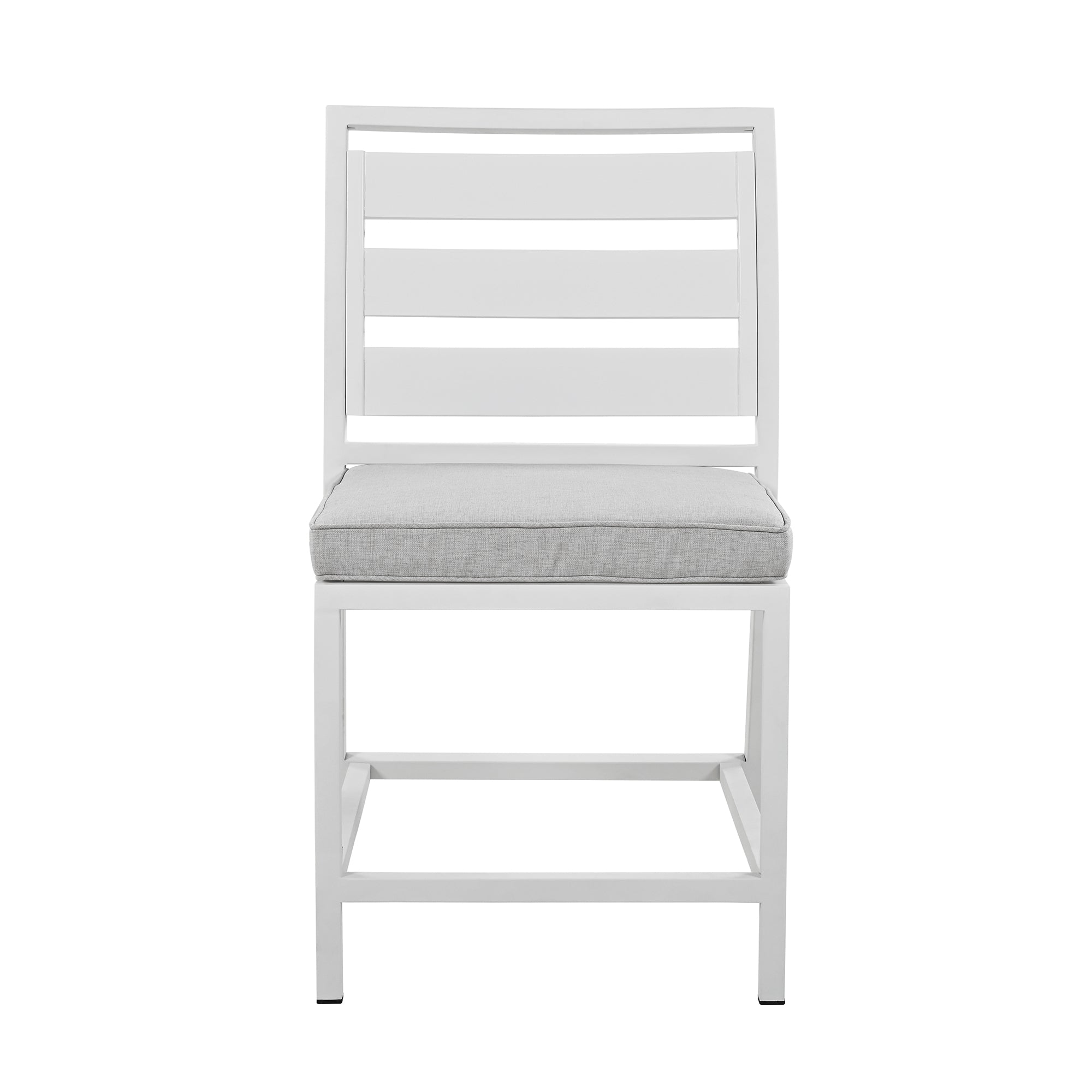 5-Piece Outdoor Steel Patio Dining Set with table and four chairs