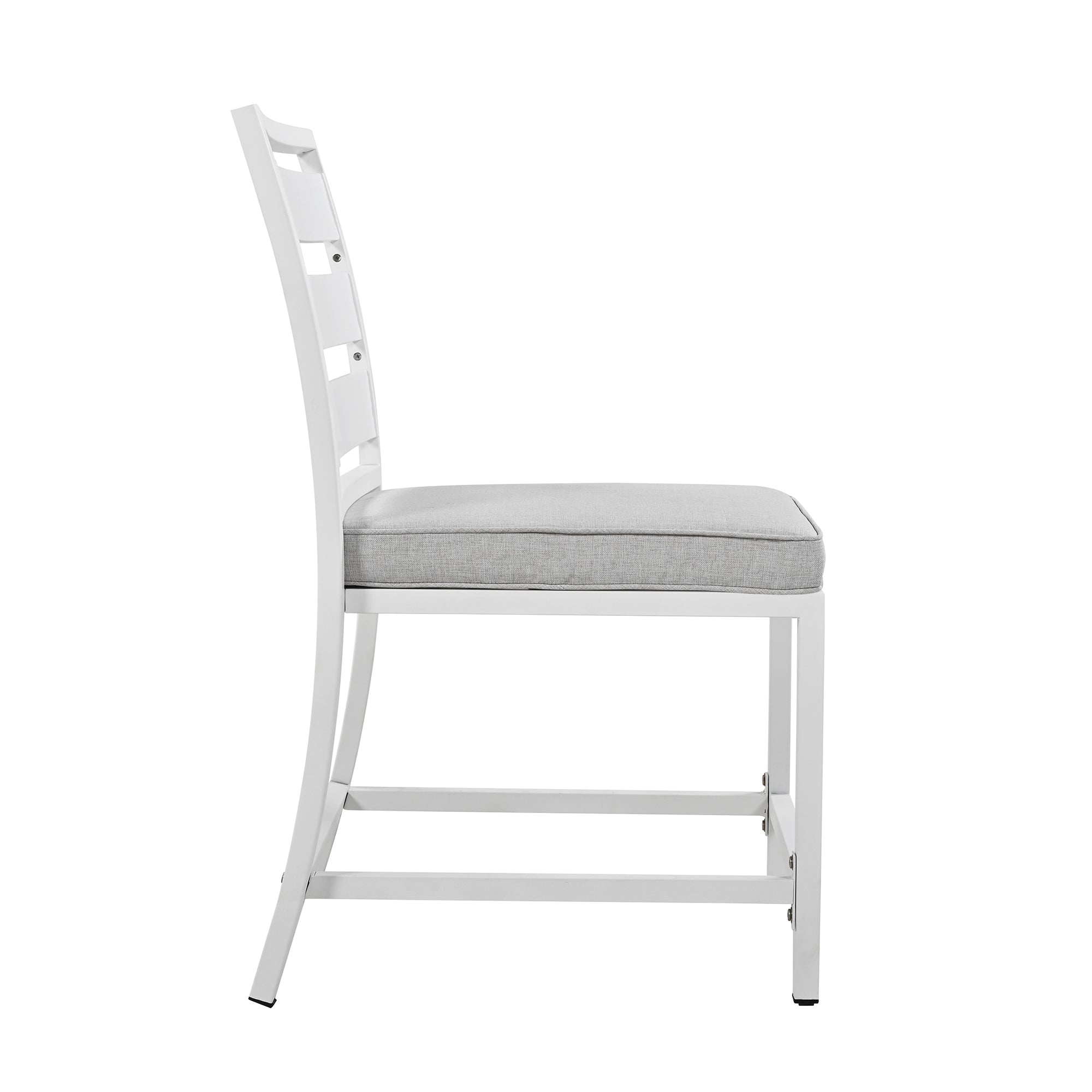 5-Piece Outdoor Steel Patio Dining Set with table and four chairs