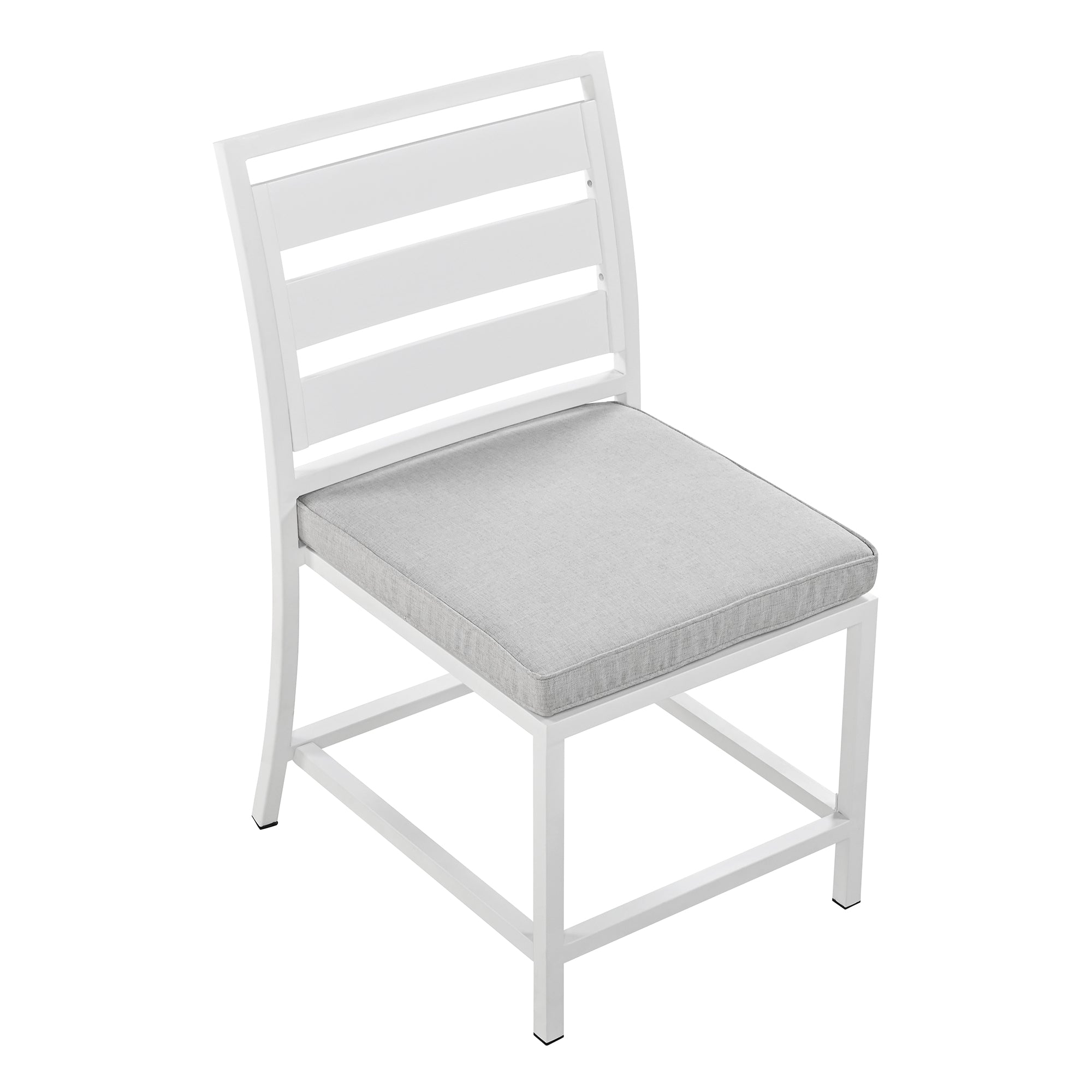 5-Piece Outdoor Steel Patio Dining Set with table and four chairs