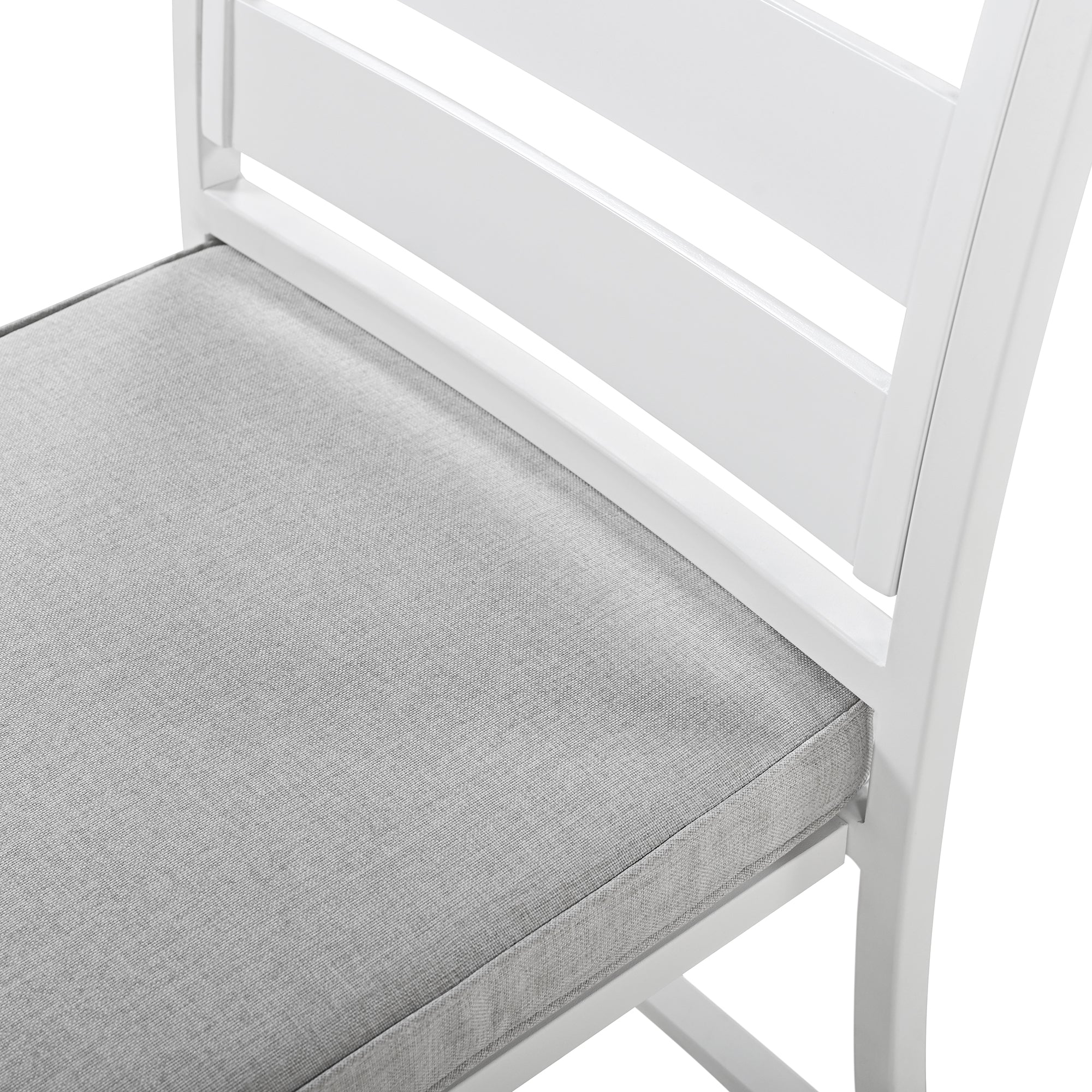5-Piece Outdoor Steel Patio Dining Set with table and four chairs
