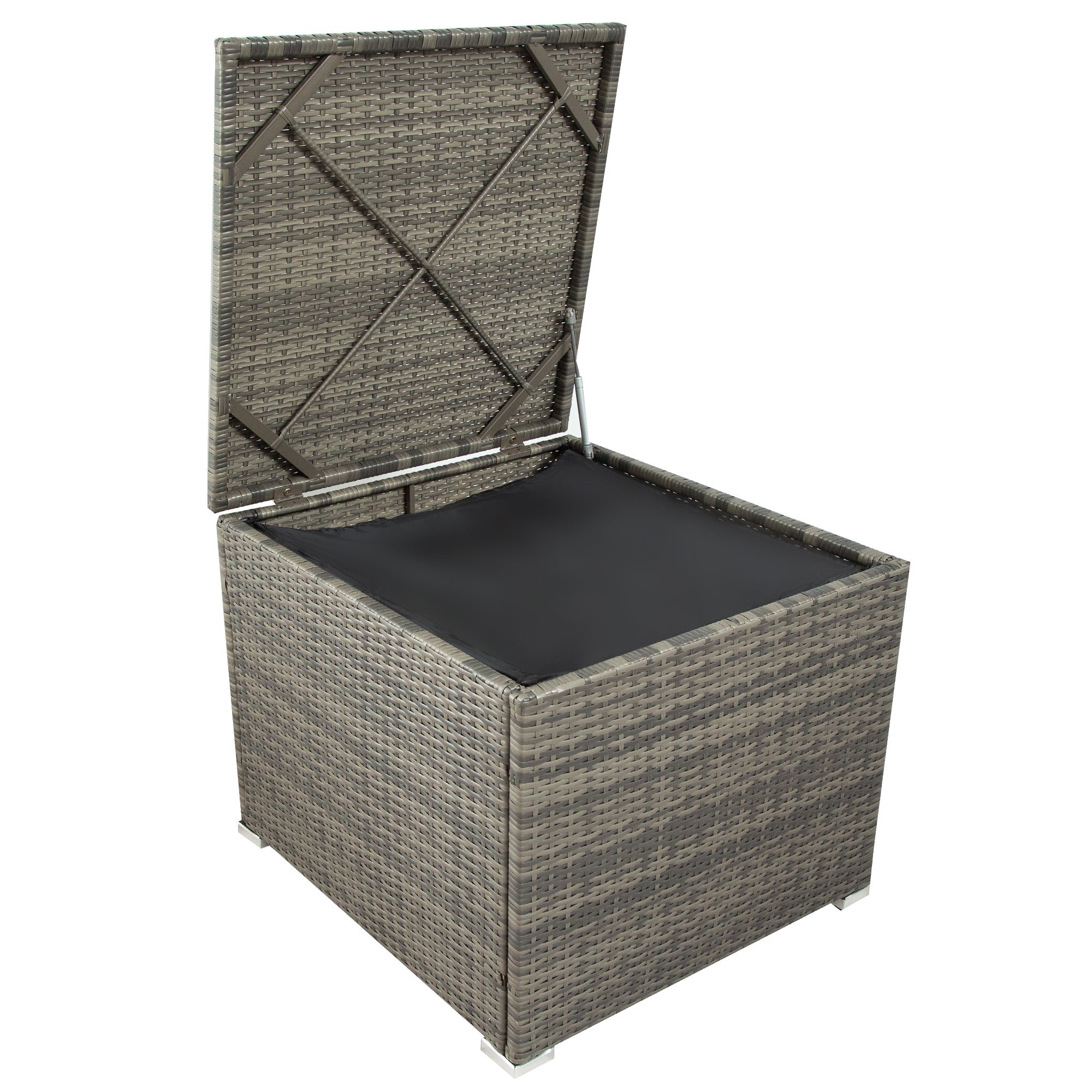5-Piece Steel Patio Dining Set with Four Chairs and One Table