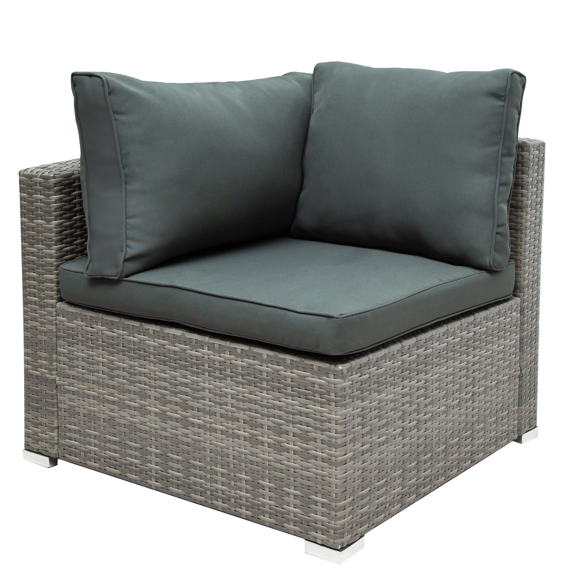 5-Piece Steel Patio Dining Set with Four Chairs and One Table