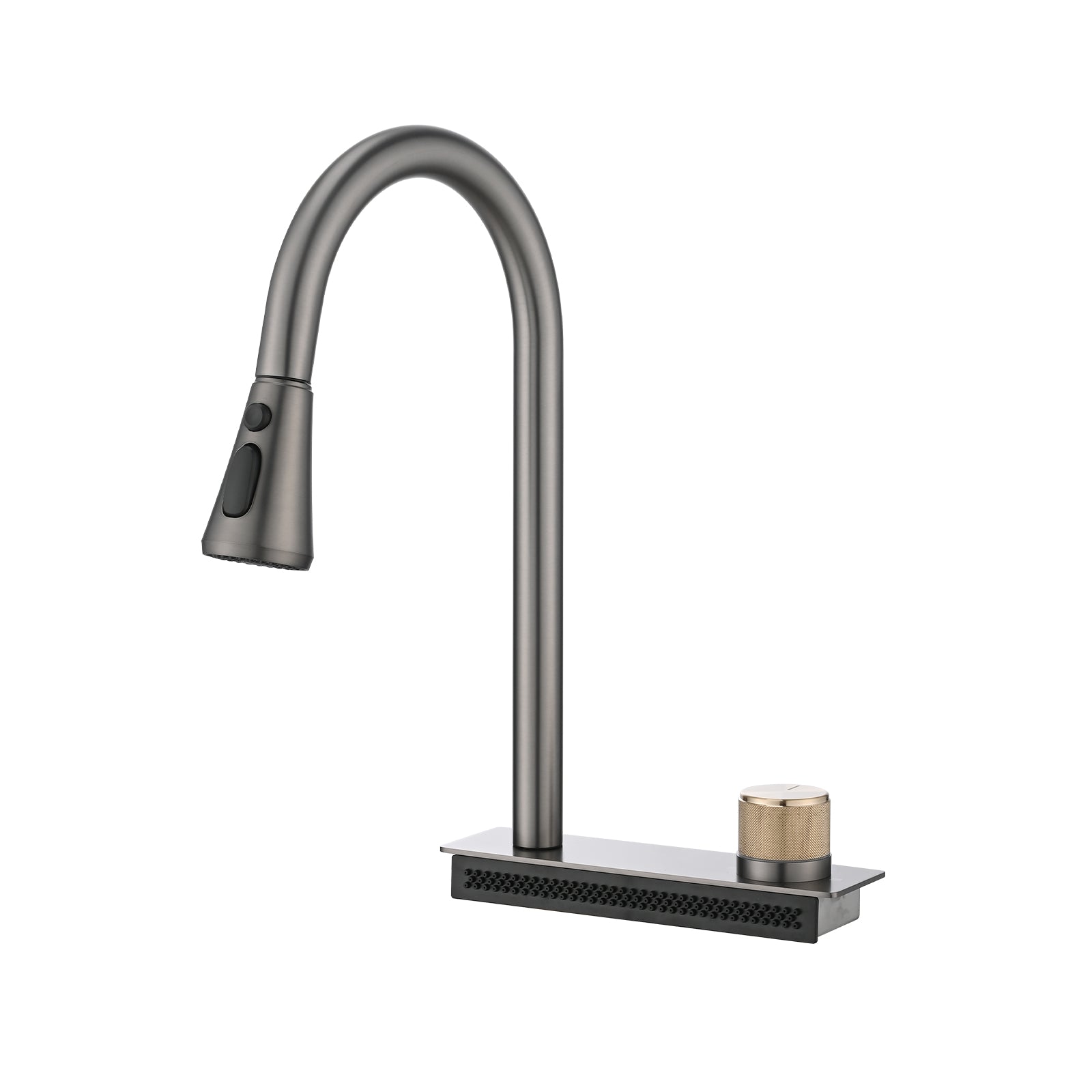 Stainless Steel Double Bowl Drop-in Kitchen Sink with Pull Down Faucet, and Accessories