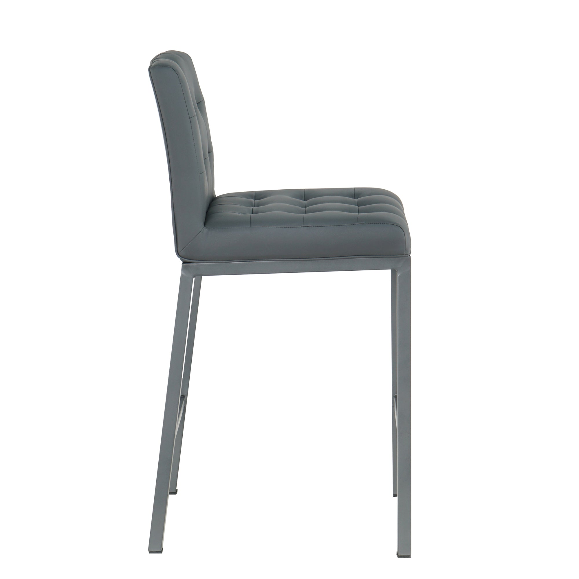 2-set Foam Modern Design Dining Chair with Metal Legs