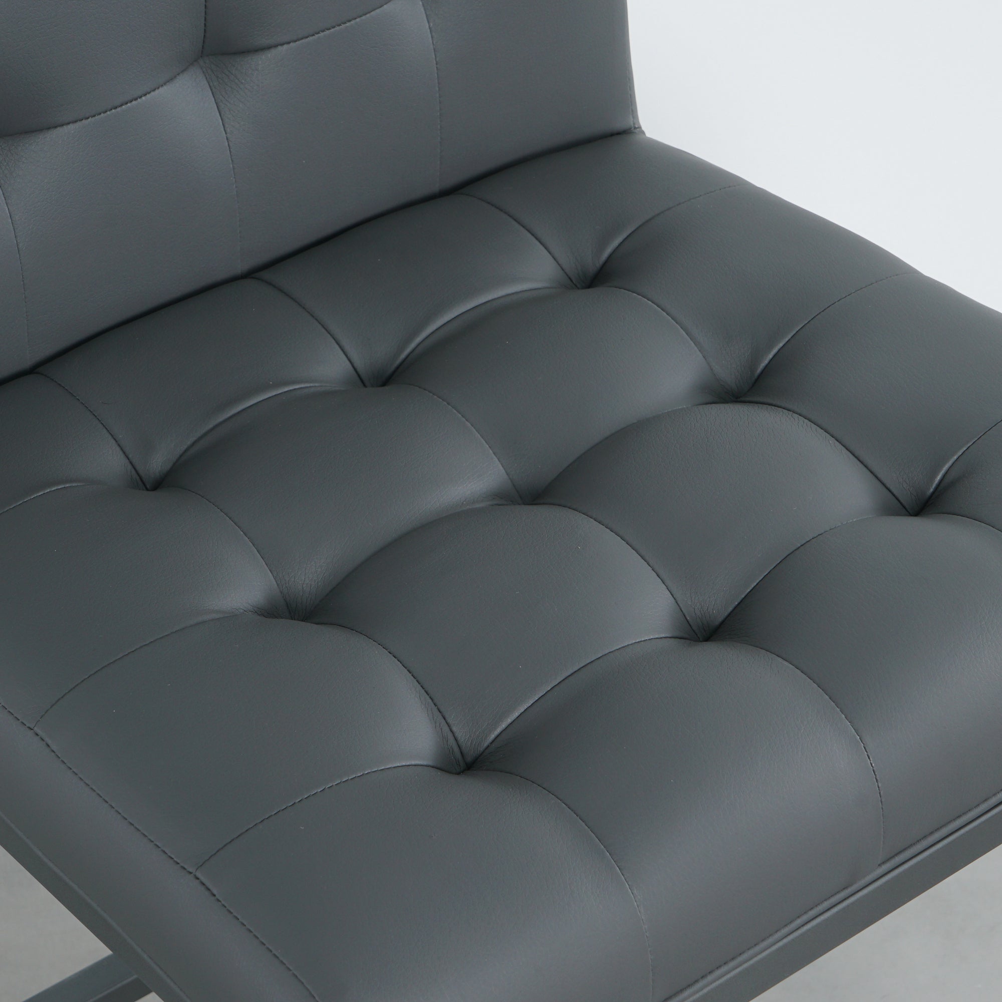 2-set Foam Modern Design Dining Chair with Metal Legs