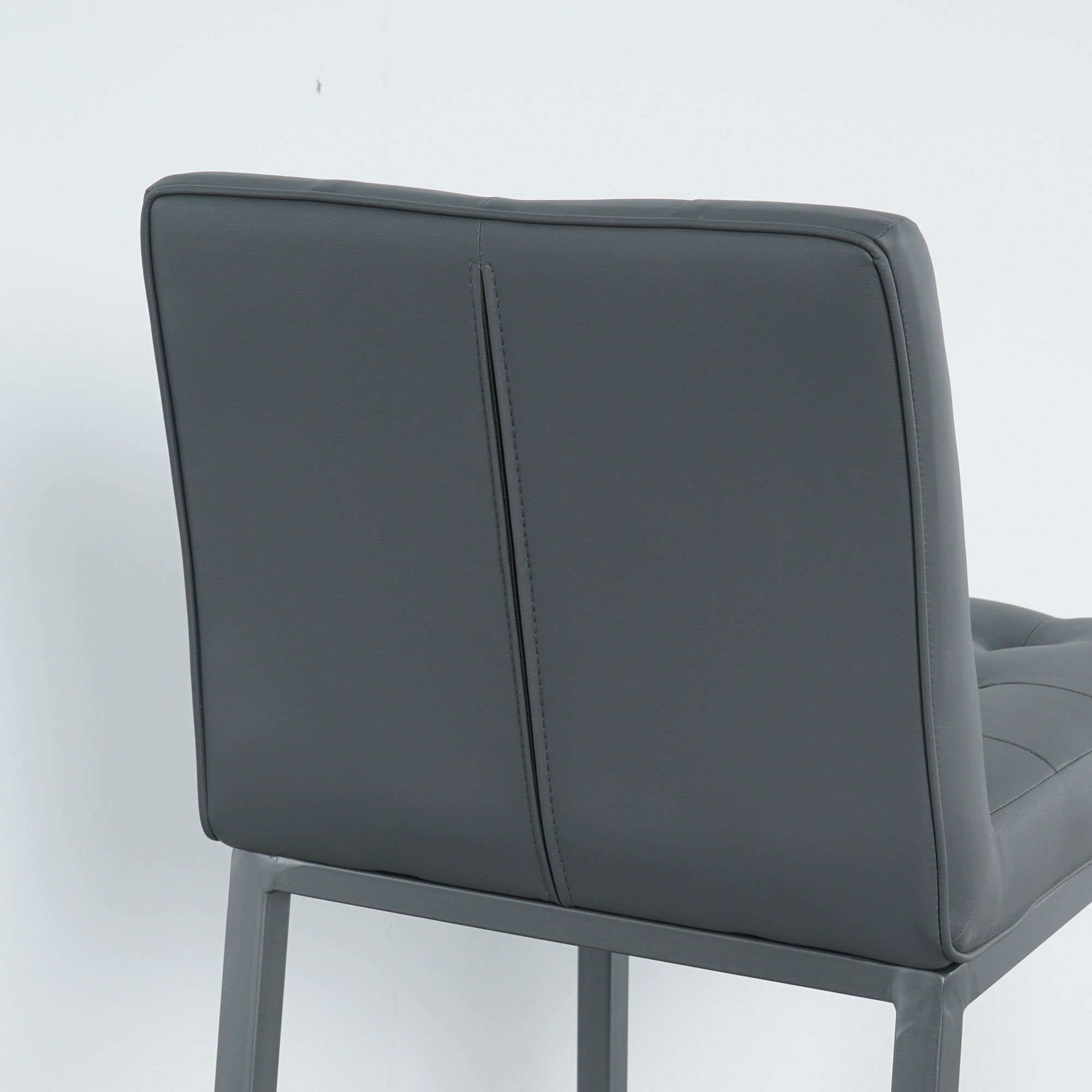 2-set Foam Modern Design Dining Chair with Metal Legs