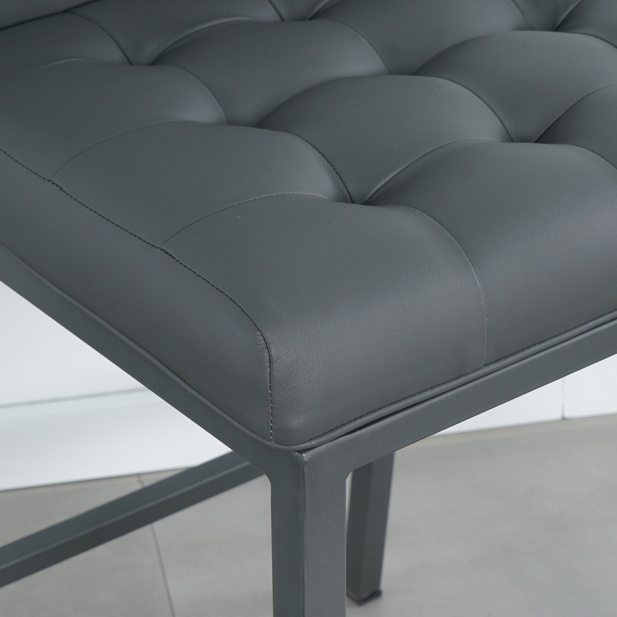 2-set Foam Modern Design Dining Chair with Metal Legs