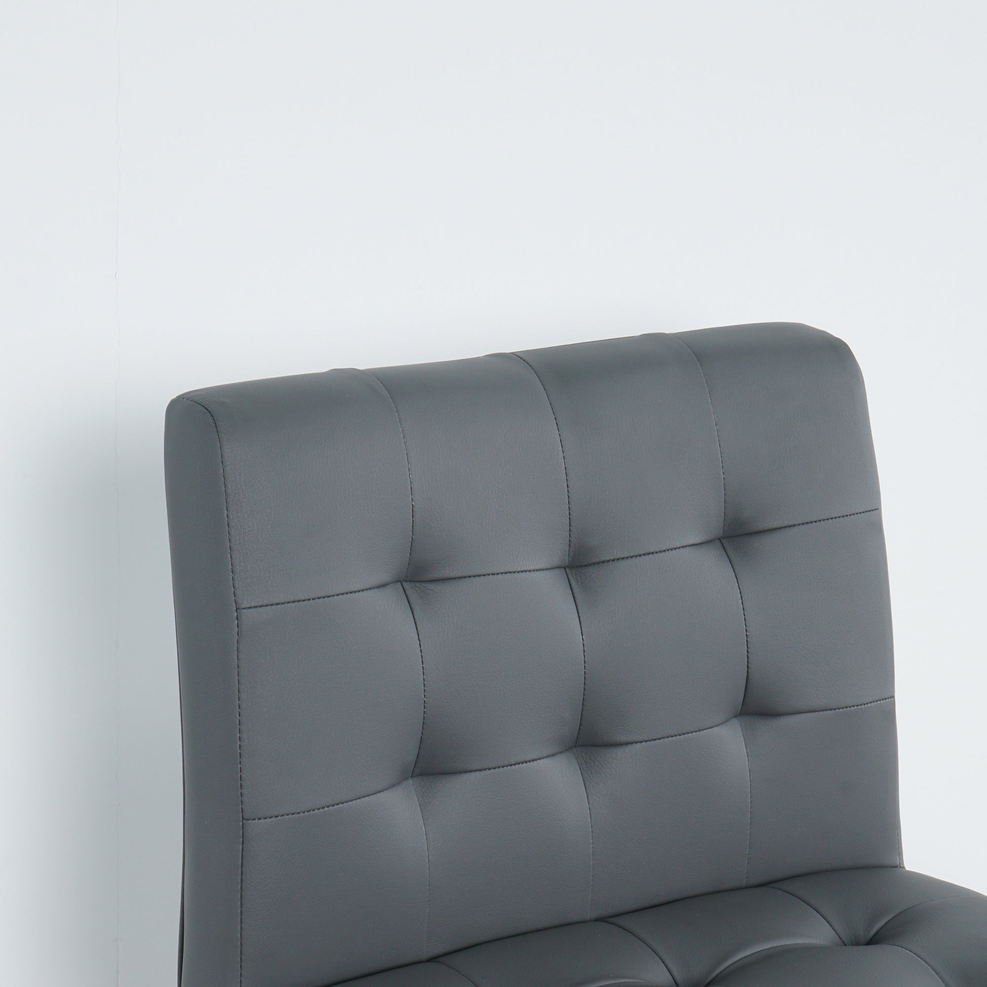 2-set Foam Modern Design Dining Chair with Metal Legs