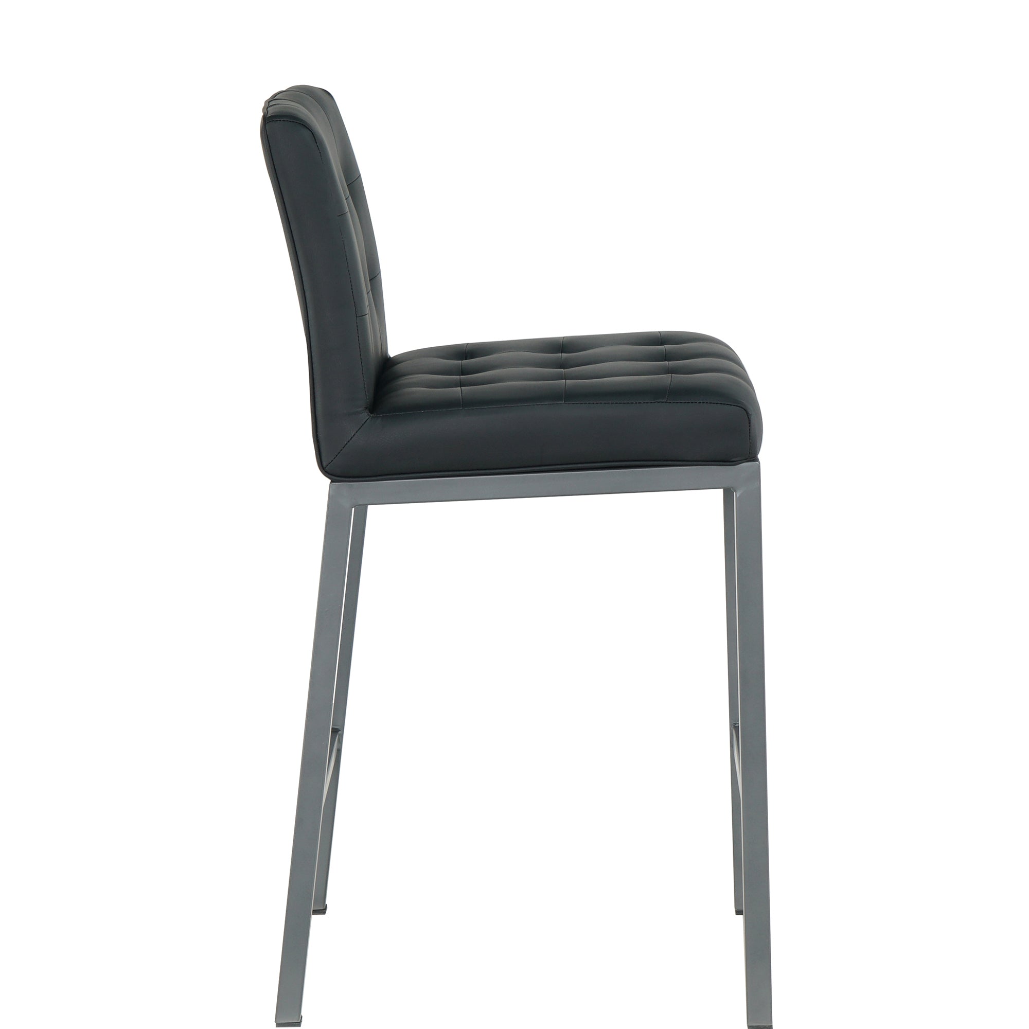 2-set Foam Modern Design Dining Chair with Metal Legs