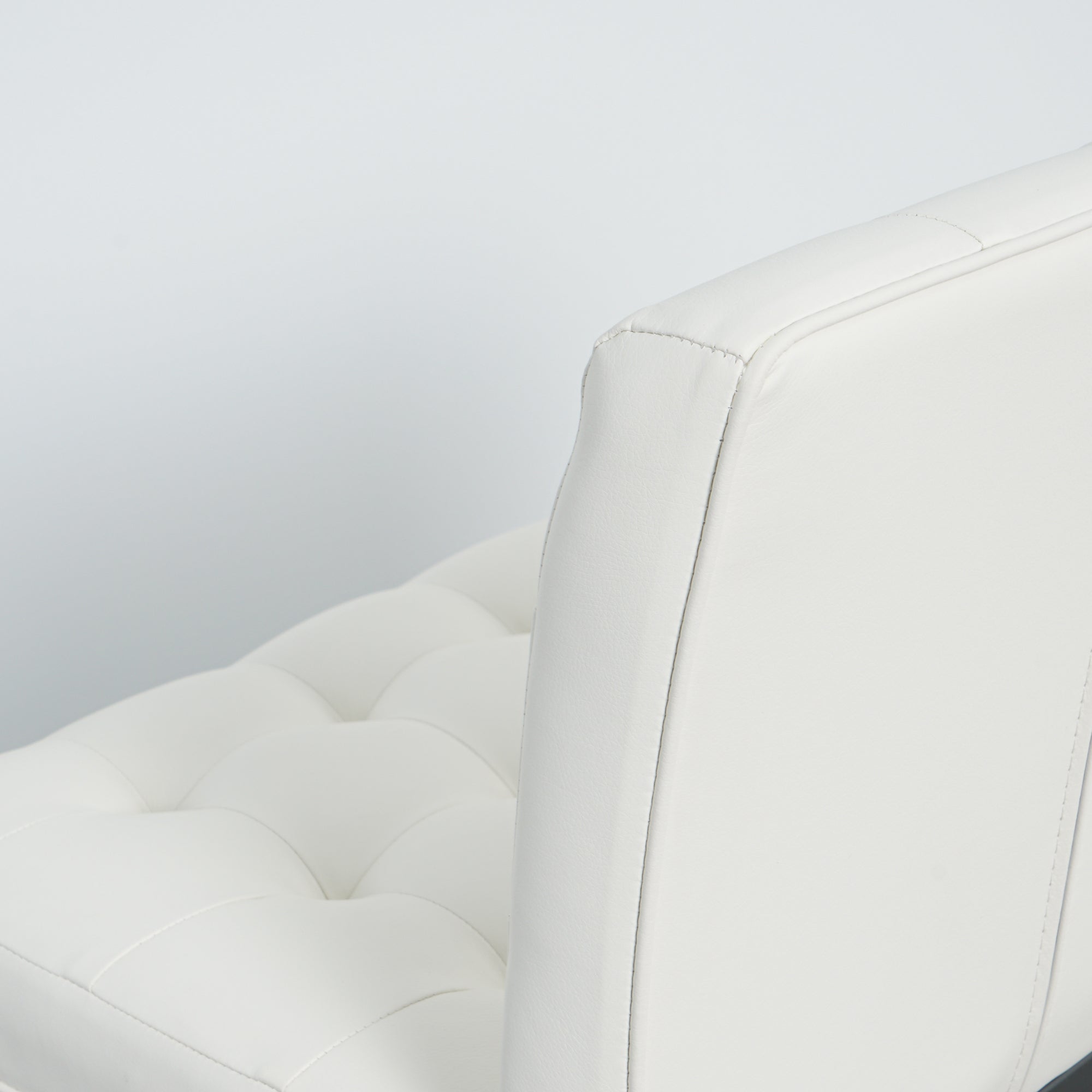 2-set Foam Modern Design Dining Chair with Metal Legs