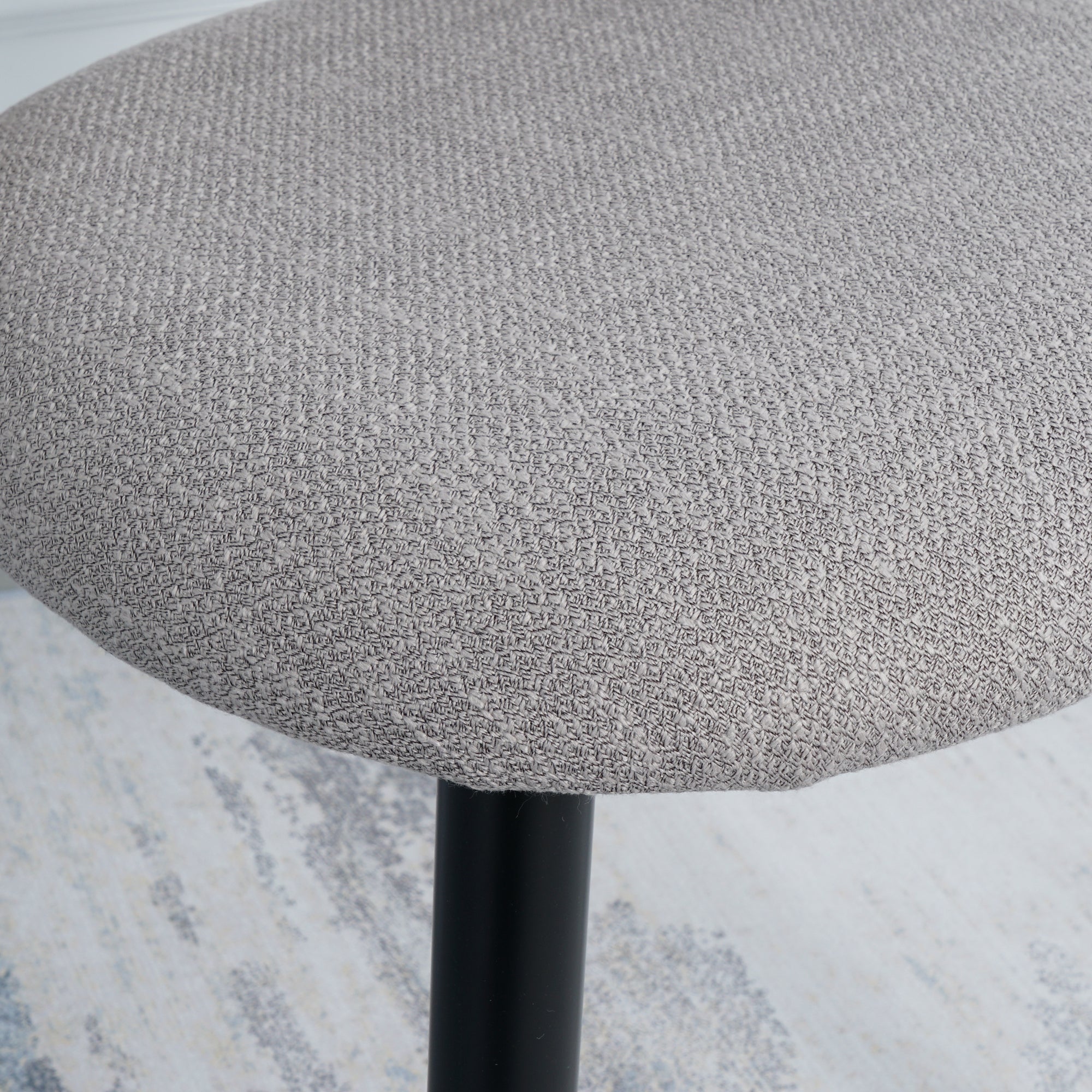 2-set Nordic Style Meta Dining Chairs with Metal Legs