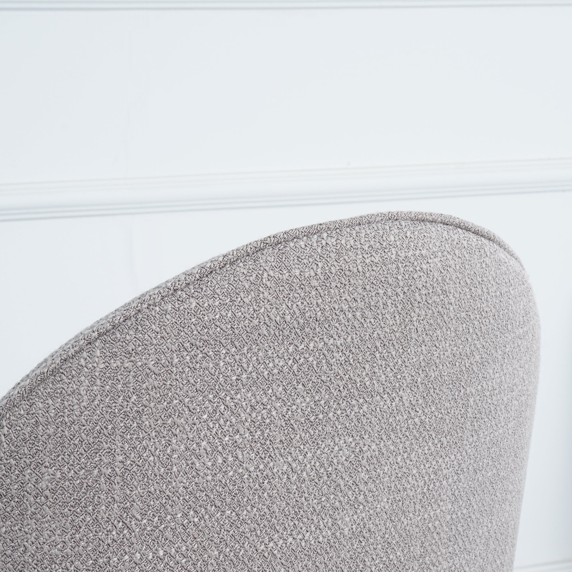 2-set Nordic Style Meta Dining Chairs with Metal Legs