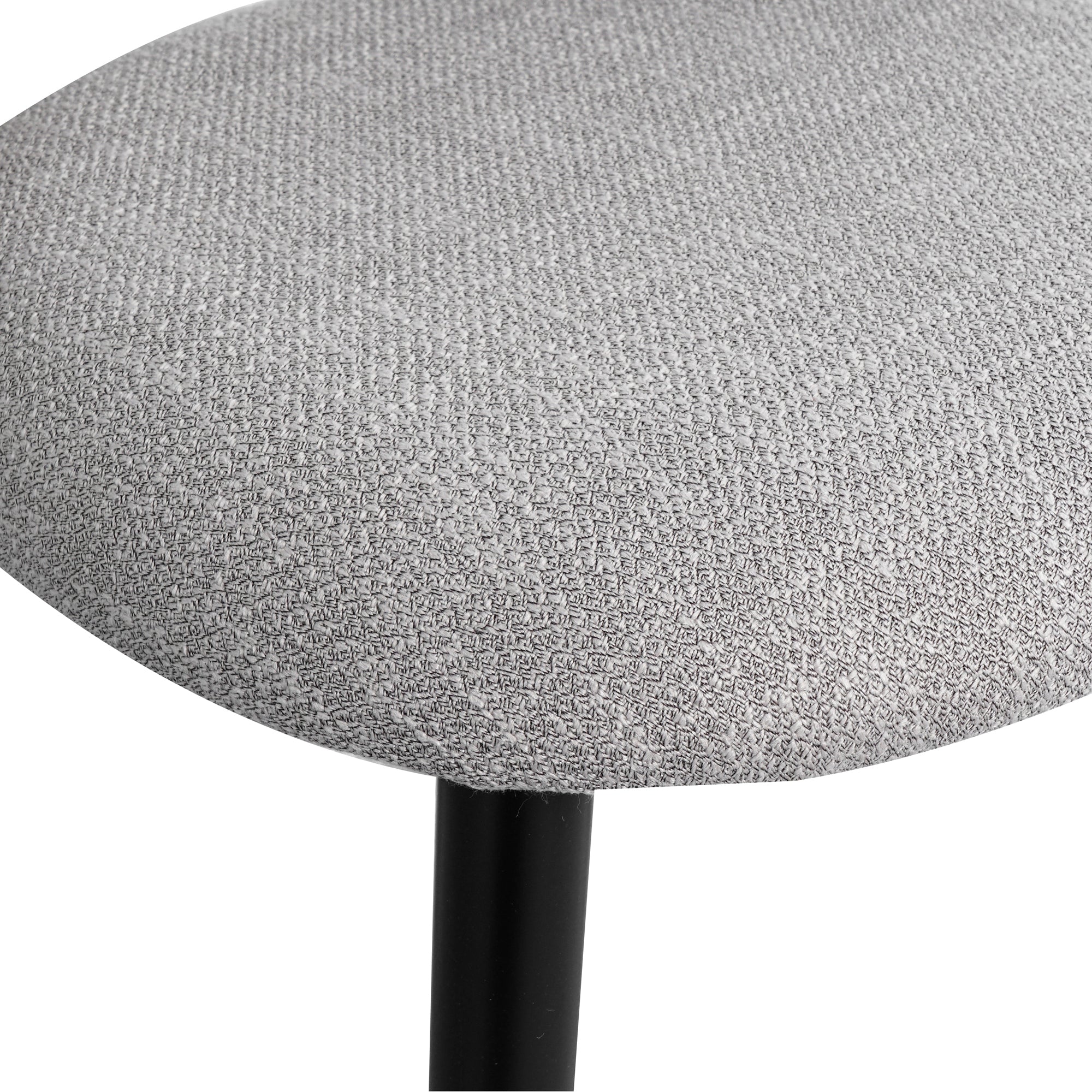 2-set Nordic Style Meta Dining Chairs with Metal Legs