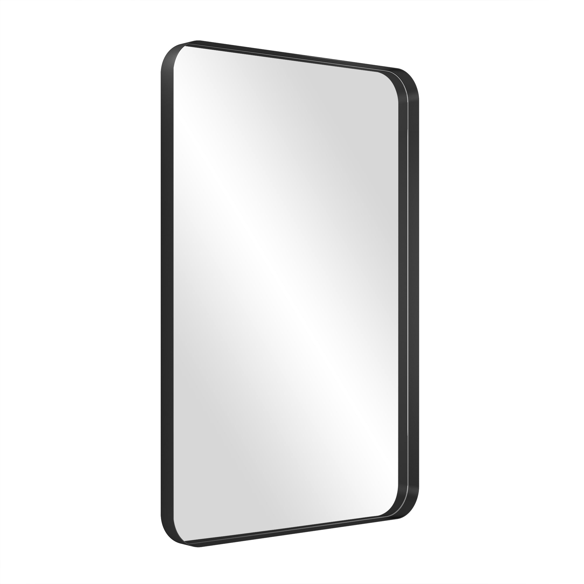 Rectangular Framed Wall Mounted Bathroom Vanity Mirror