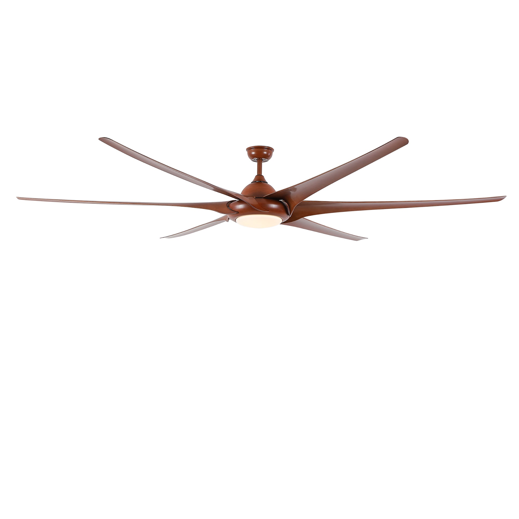20 in W x 6 in H Ceiling Fan in Black and White with Lights Dimmable LED