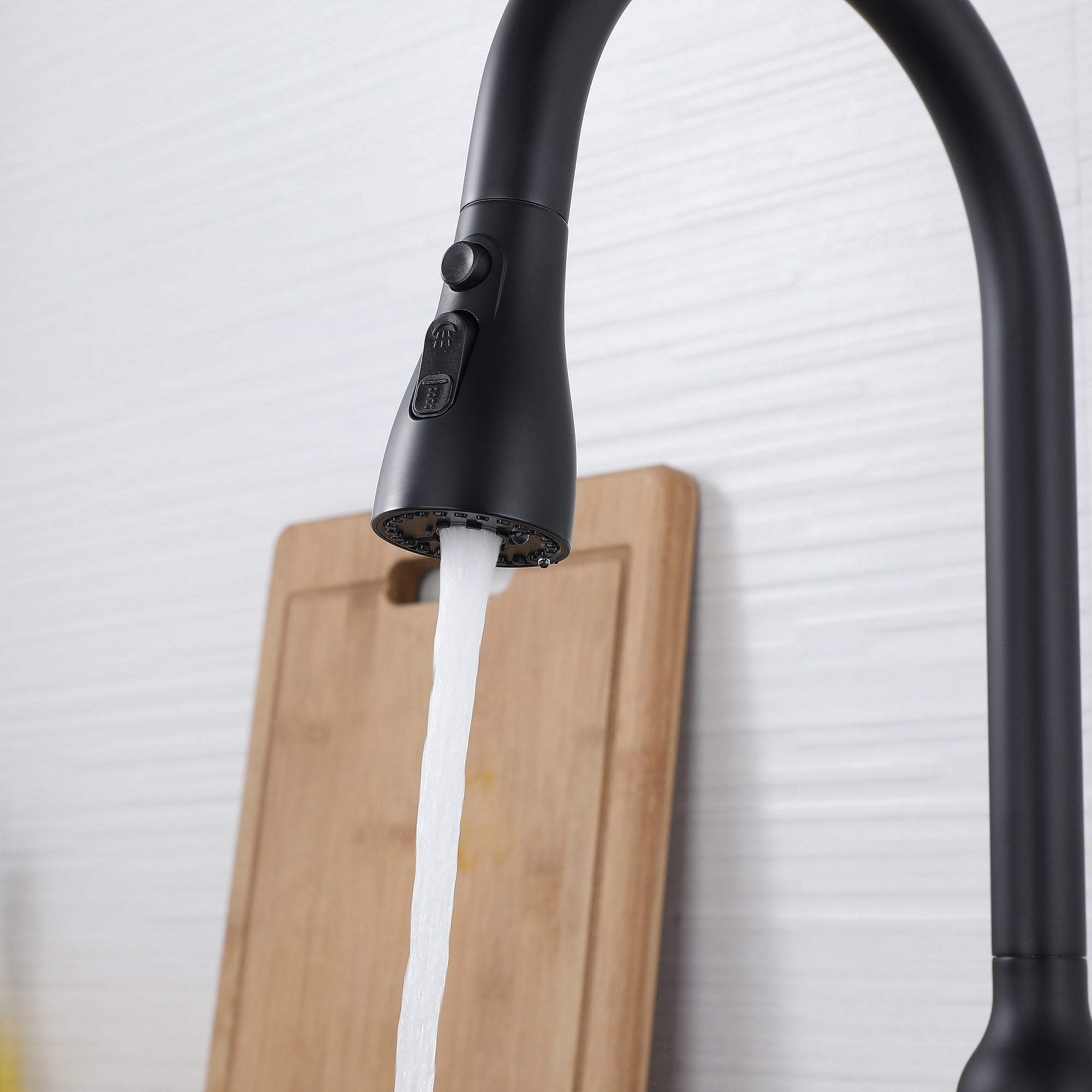 Single Handle Deck Mounted High Arc Pull Down Brass Kitchen Faucet(606)