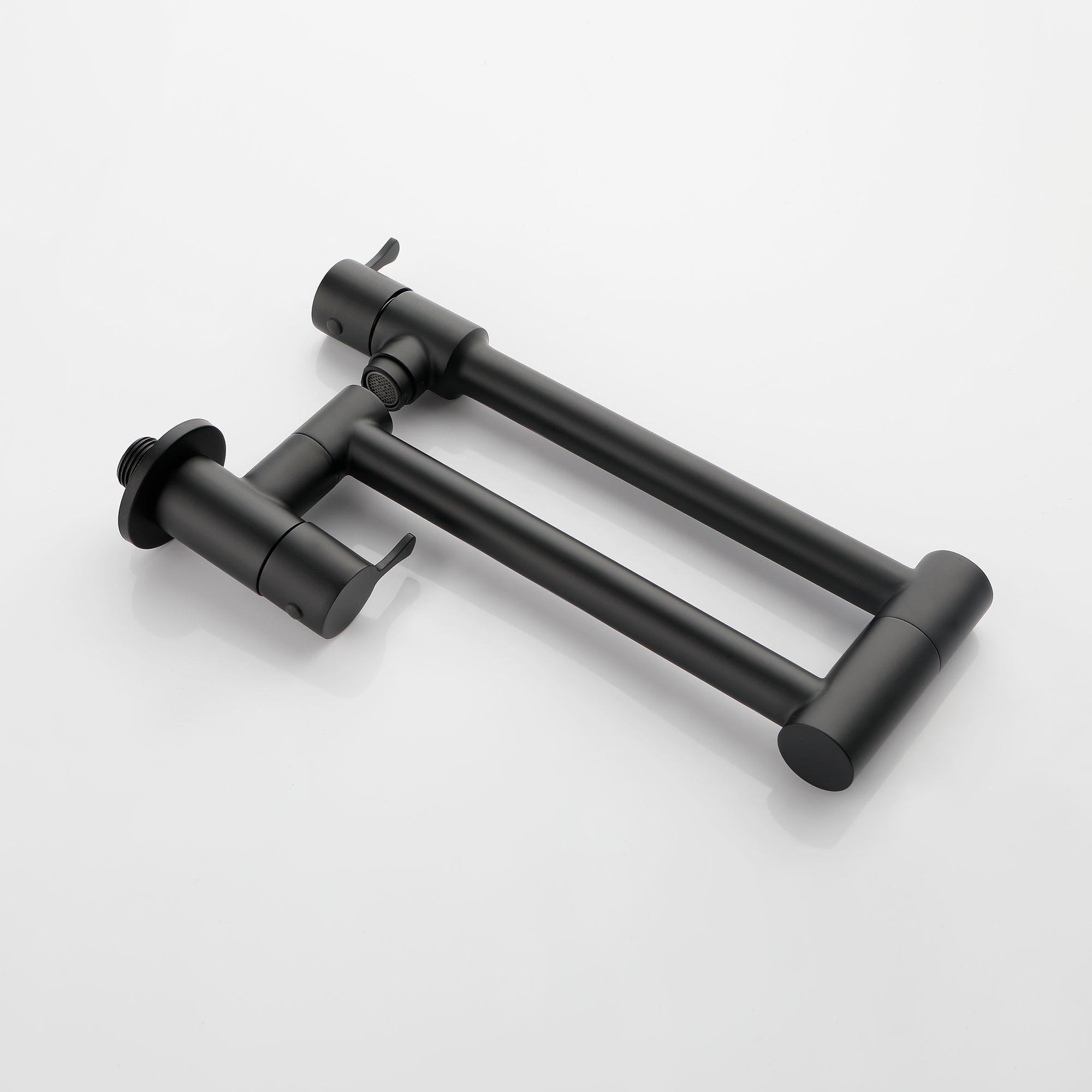 Single Handle Wall Mounted Pull Out Stainless Steel Kitchen Faucet