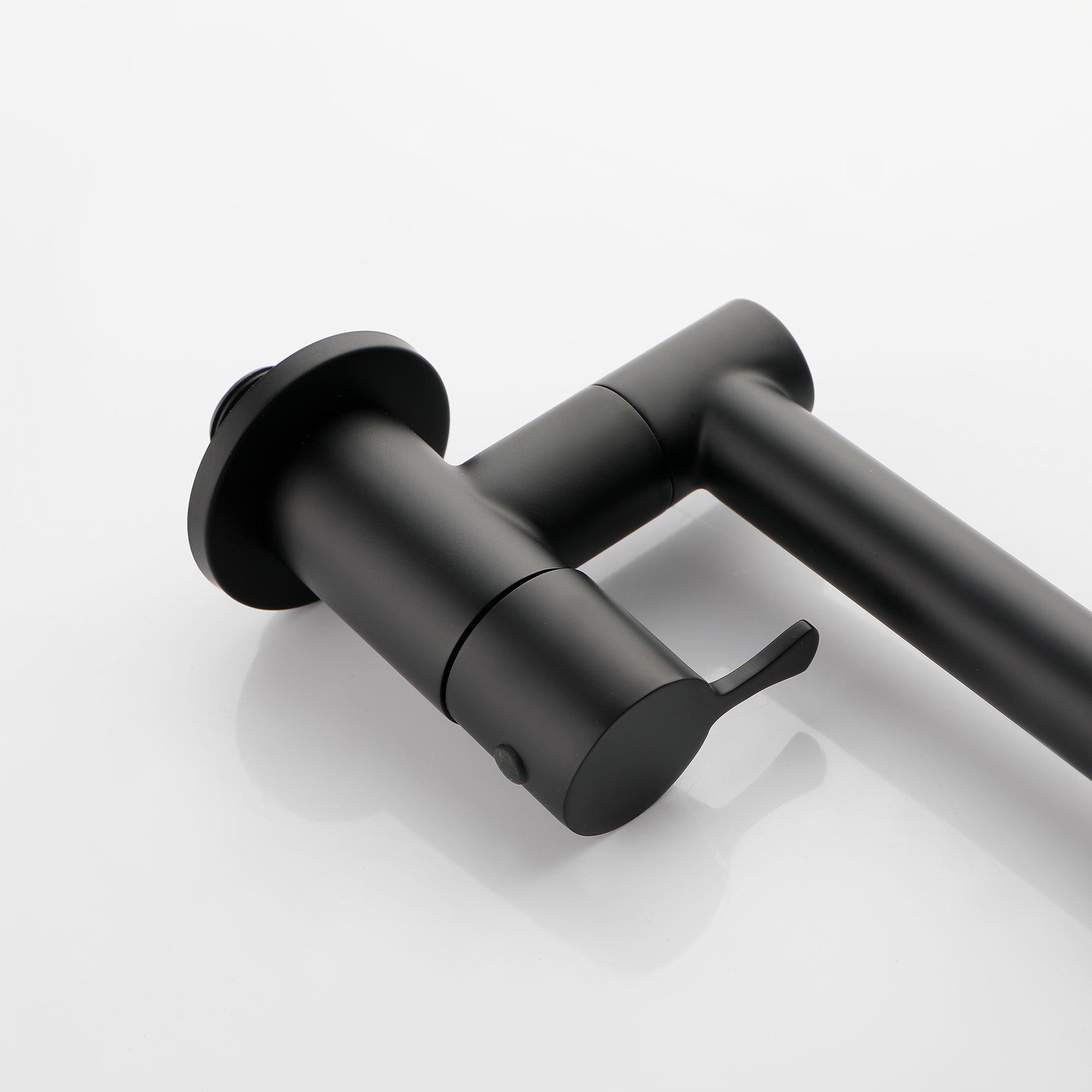 Single Handle Wall Mounted Pull Out Stainless Steel Kitchen Faucet