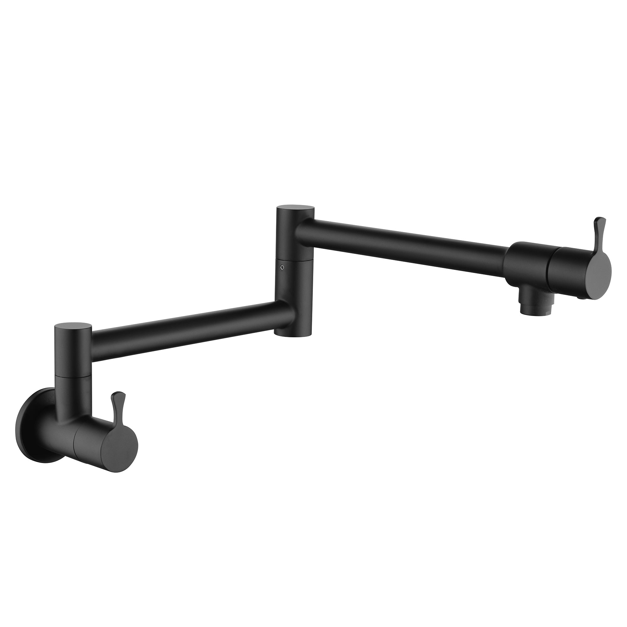 Single Handle Wall Mounted Pull Out Stainless Steel Kitchen Faucet