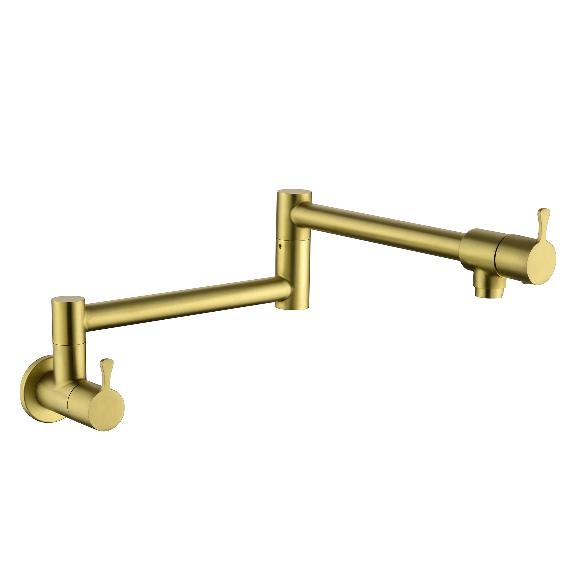Single Handle Wall Mounted Pull Out Stainless Steel Kitchen Faucet