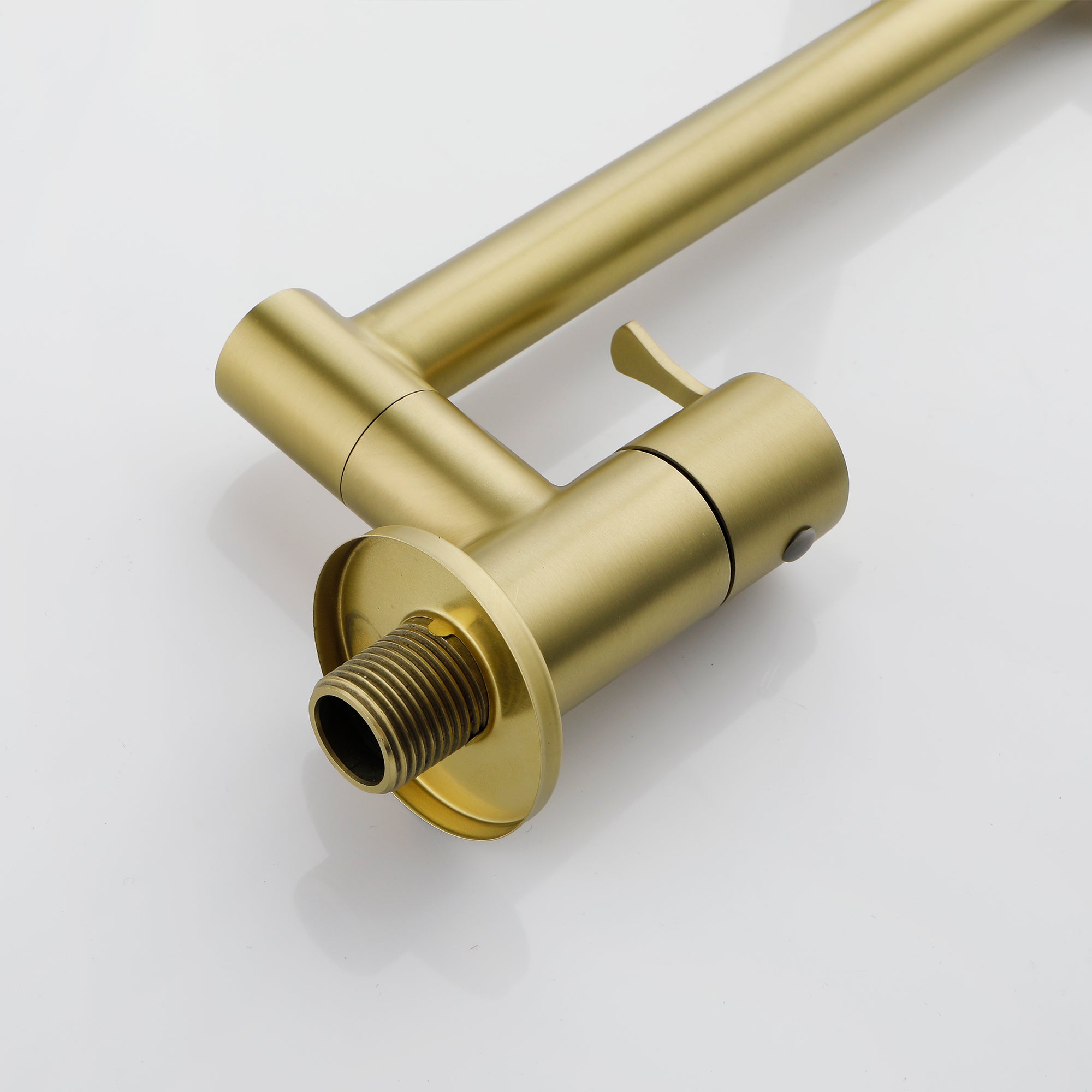 Single Handle Wall Mounted Pull Out Stainless Steel Kitchen Faucet