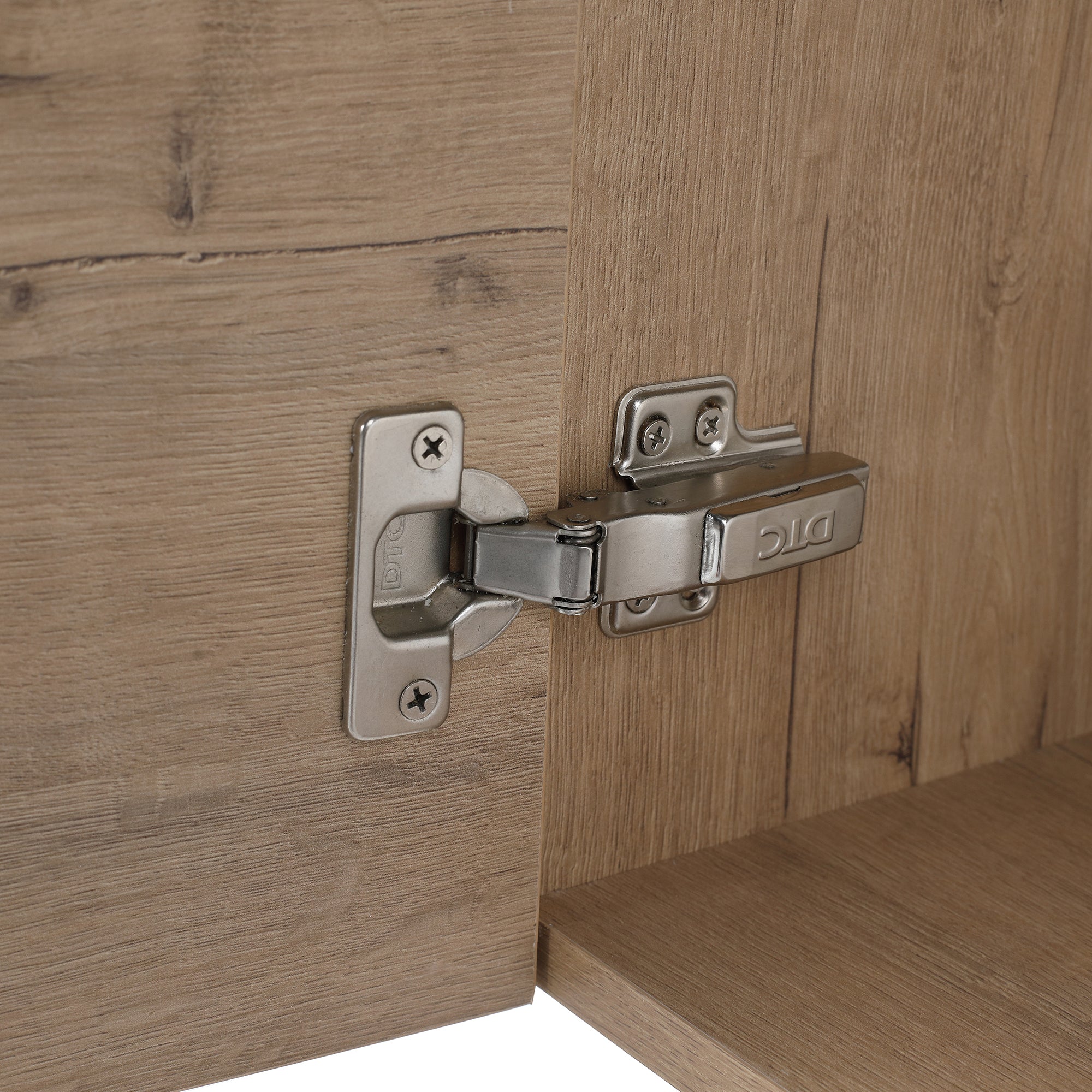 22 inch Plywood Wall-Mounted Bathroom Vanity Set with Integrated Ceramic Sink