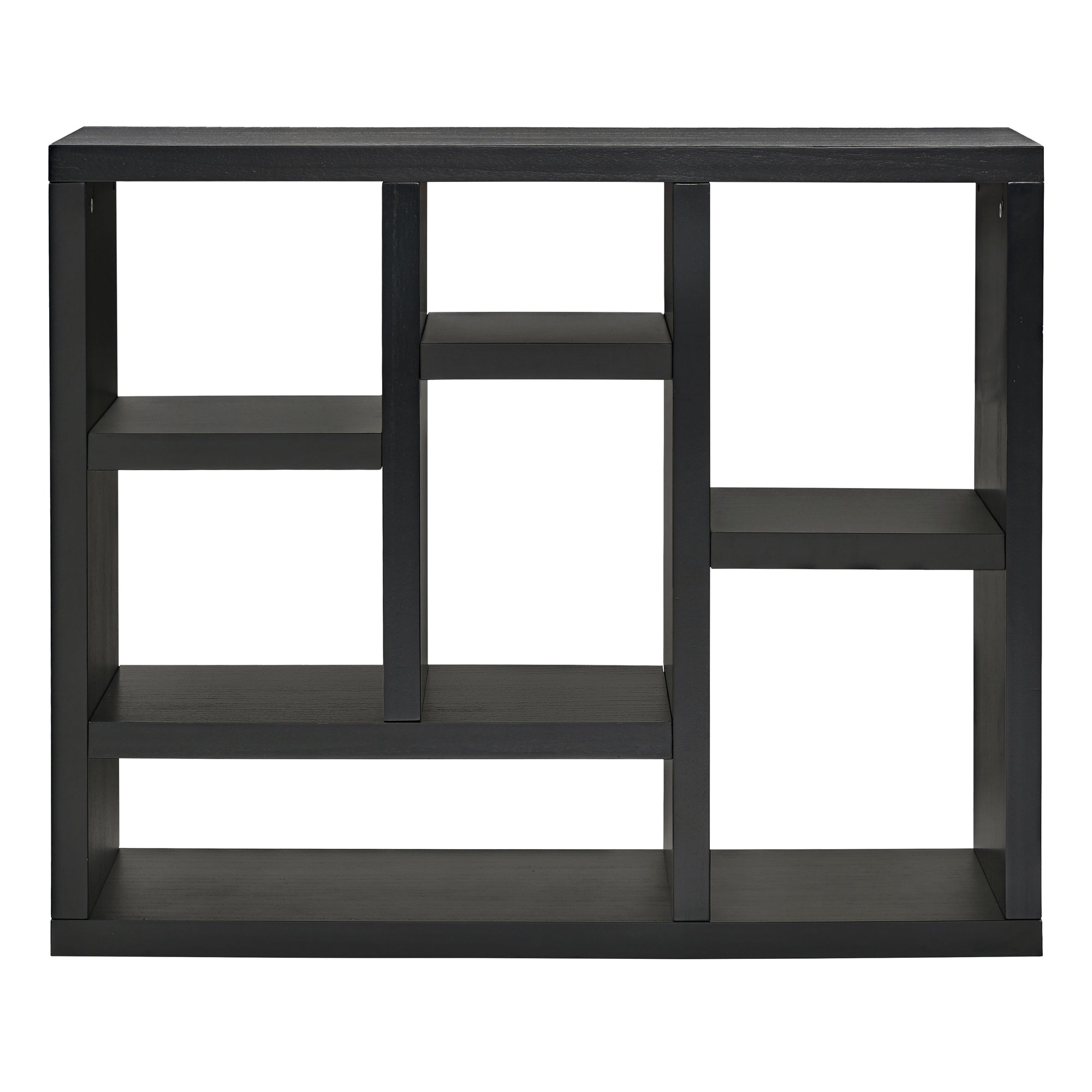 43 Inches Freestanding Open Wooden Open Shelf Storage Bookcase