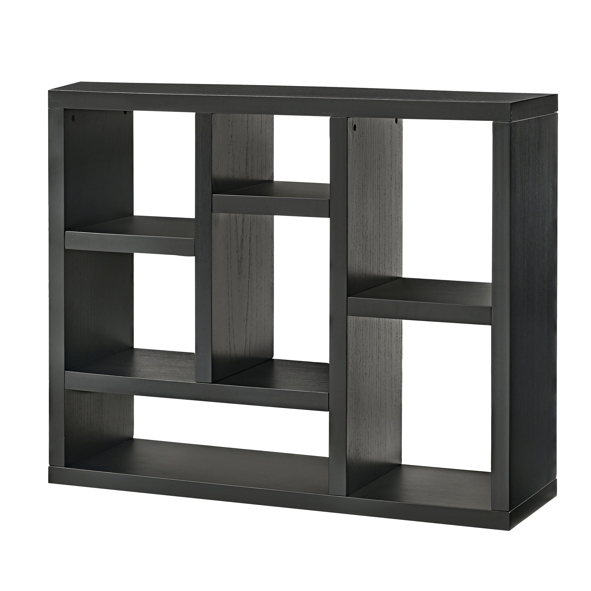 43 Inches Freestanding Open Wooden Open Shelf Storage Bookcase