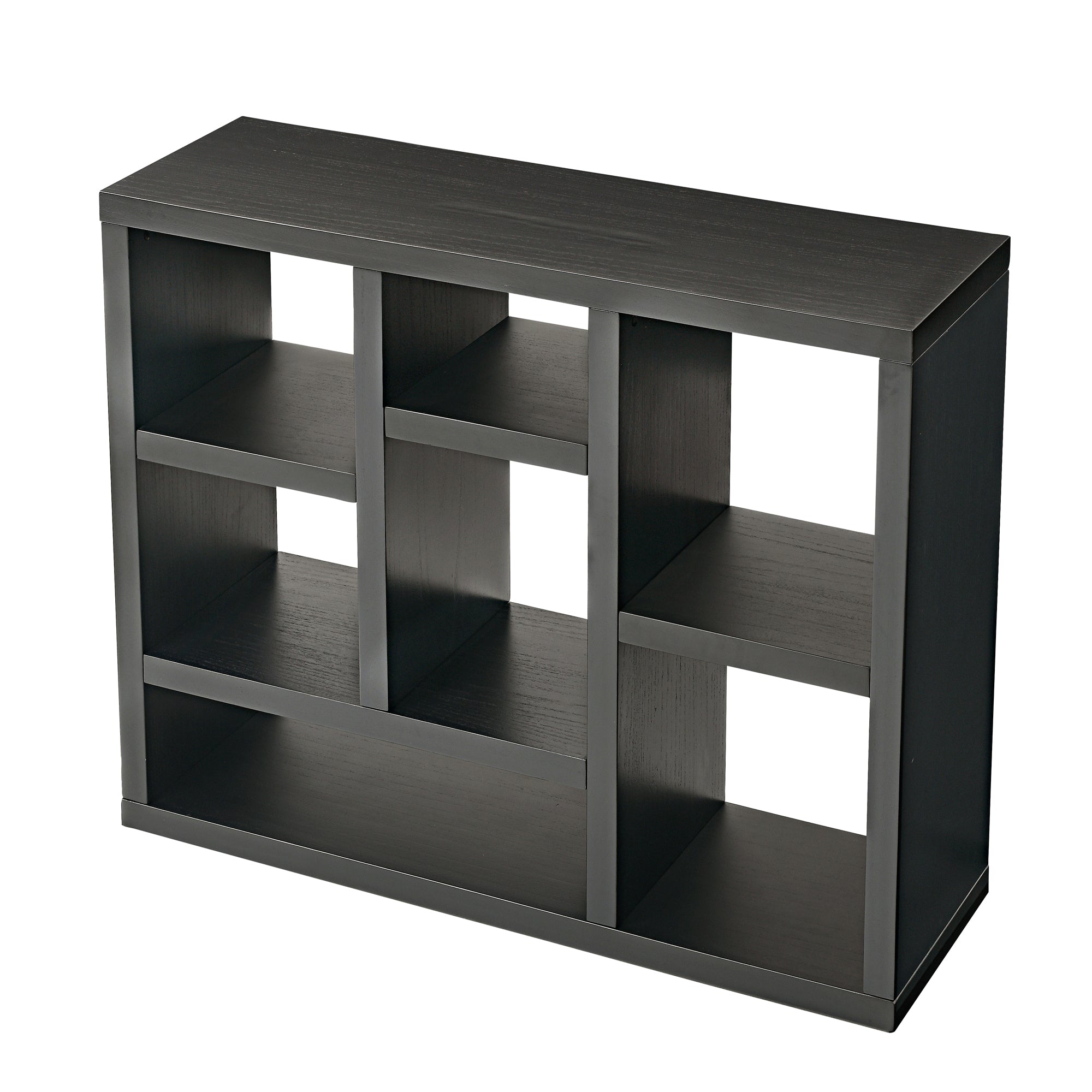 43 Inches Freestanding Open Wooden Open Shelf Storage Bookcase