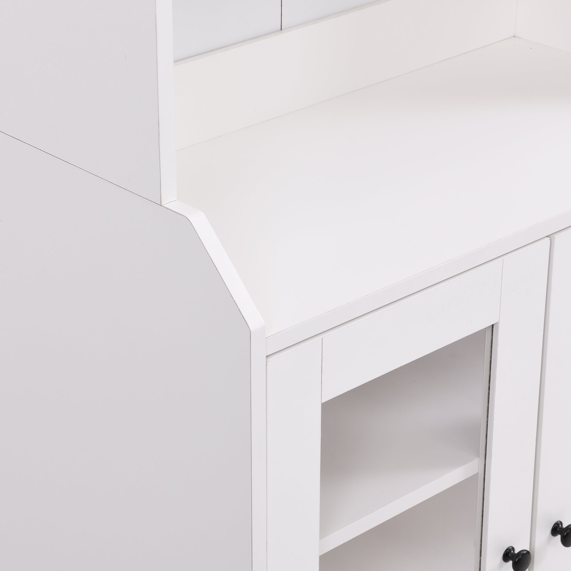 43 Inches Freestanding Open Wooden Open Shelf Storage Bookcase