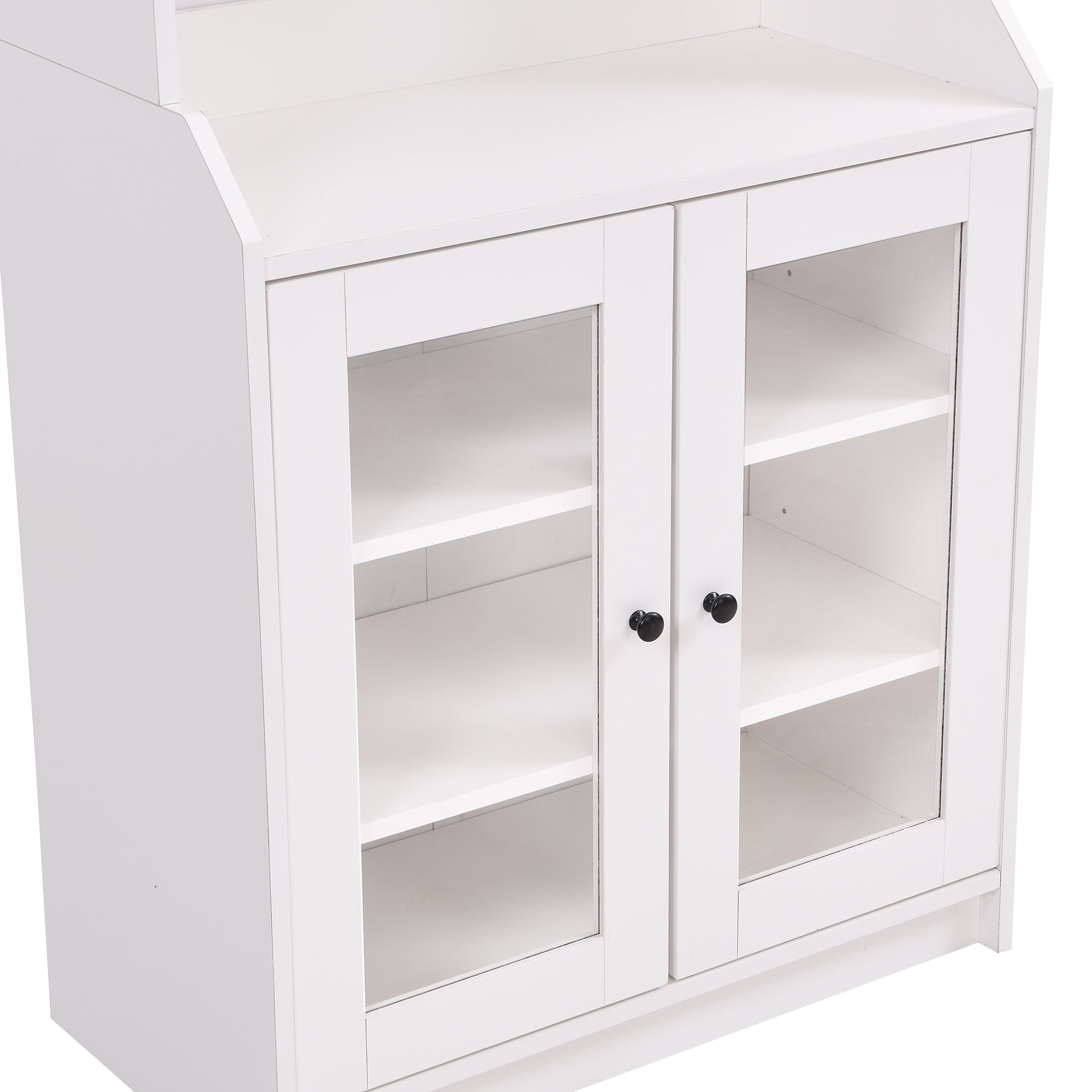 43 Inches Freestanding Open Wooden Open Shelf Storage Bookcase