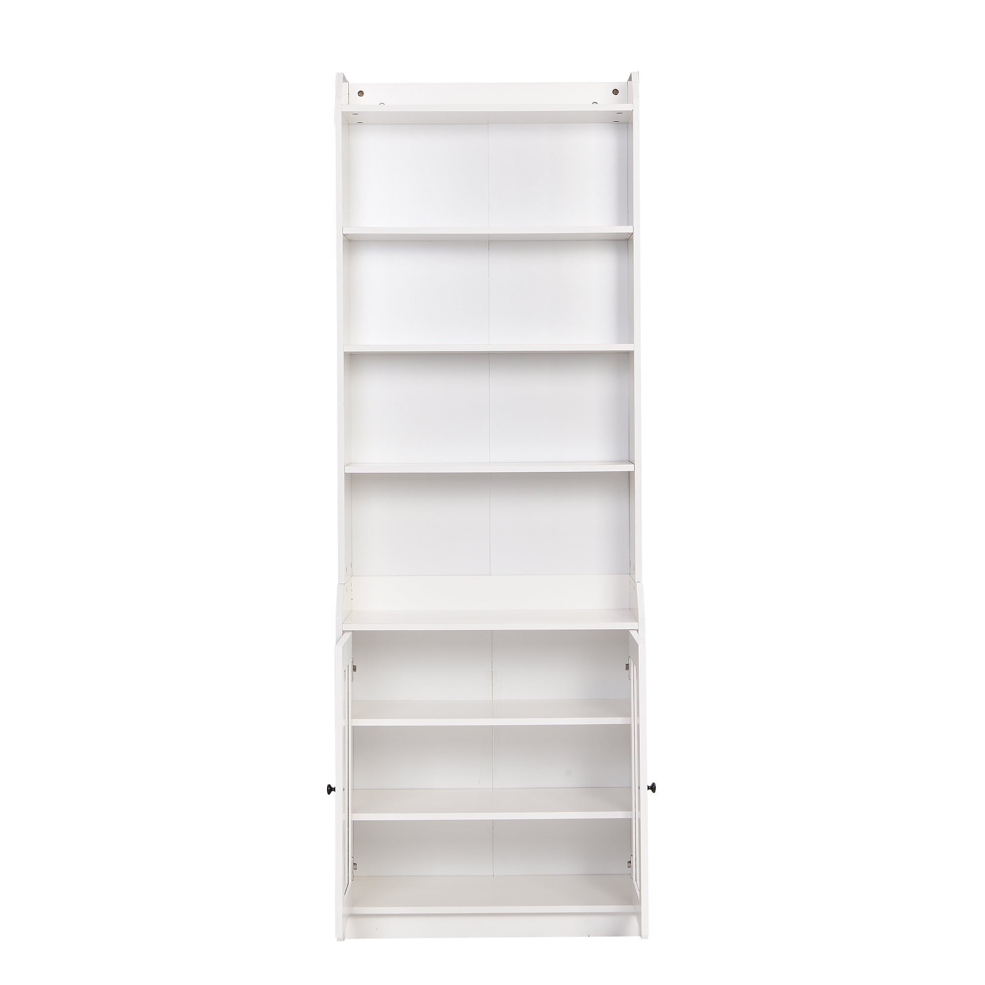 43 Inches Freestanding Open Wooden Open Shelf Storage Bookcase