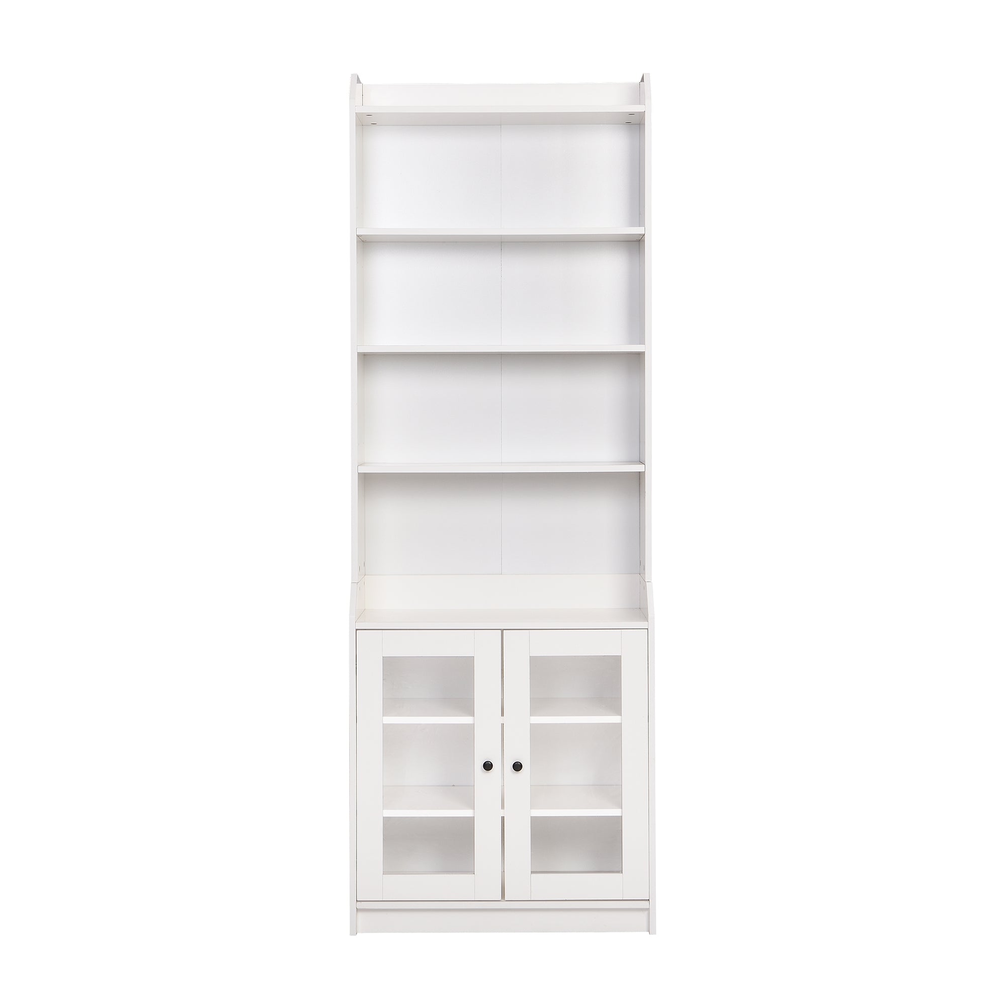 43 Inches Freestanding Open Wooden Open Shelf Storage Bookcase