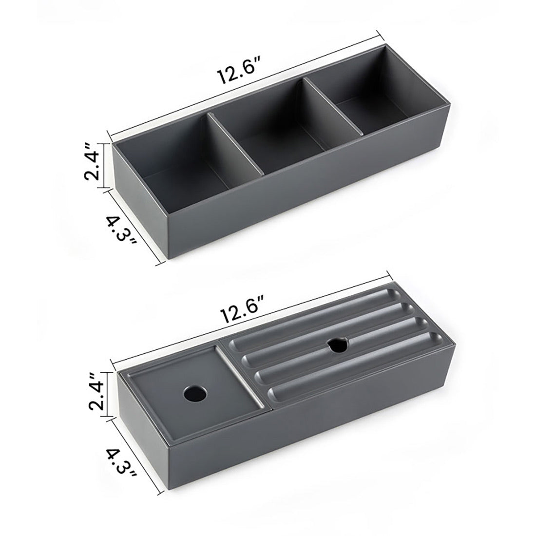 24 in./ 30 in./36 in. W Wall Mounted Bathroom Vanity with Integrated Ceramic Sink and Drawer