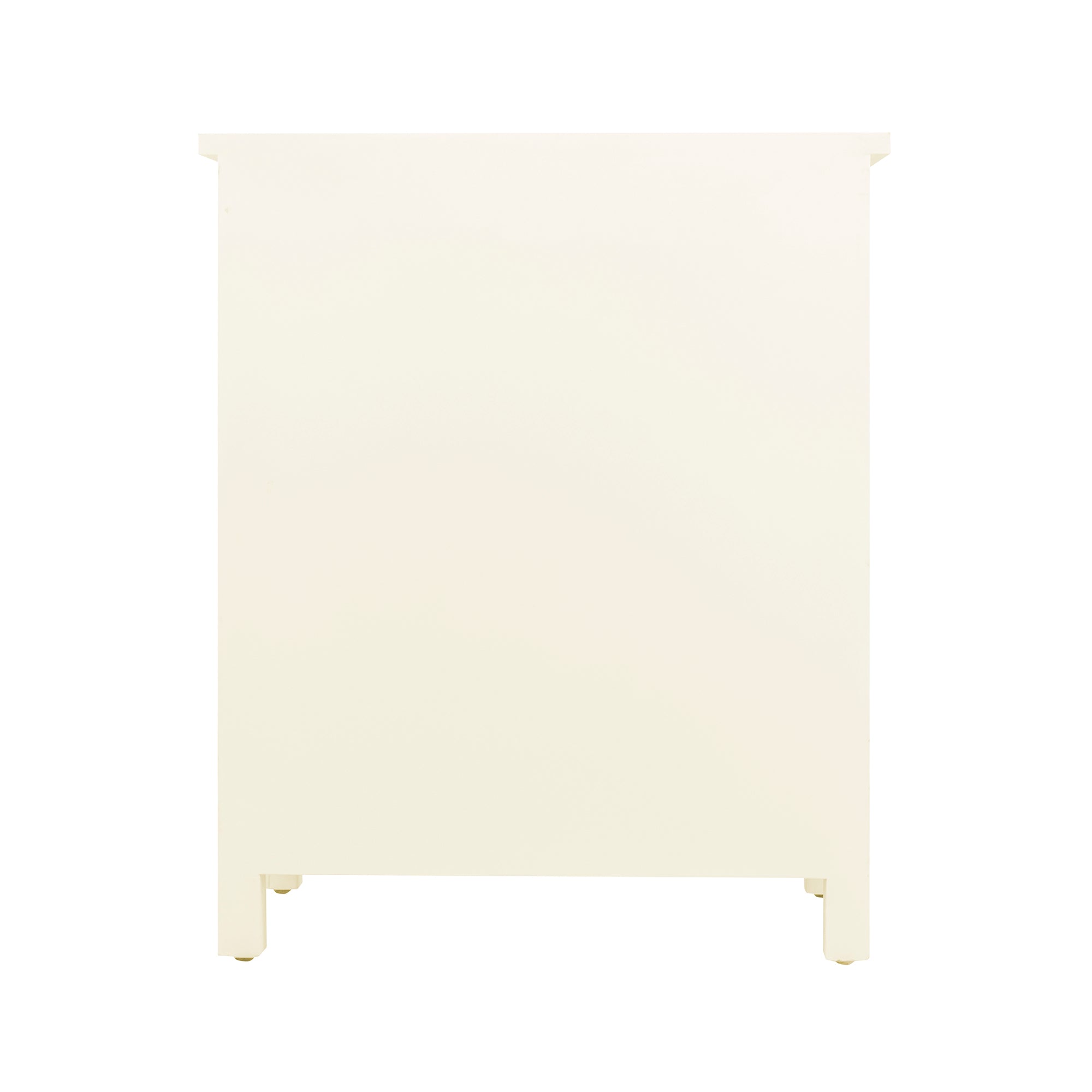 31" Tall MDF 2-Door Accent Cabinet in Antique White