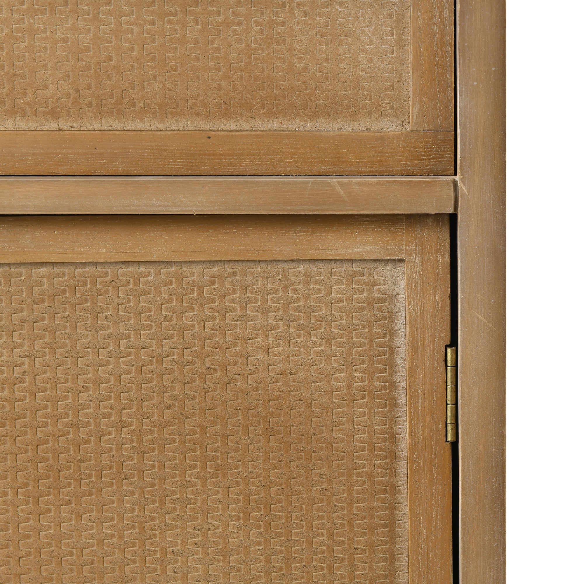 26" Tall Wood 1-Door Accent Cabinet in Antique brown