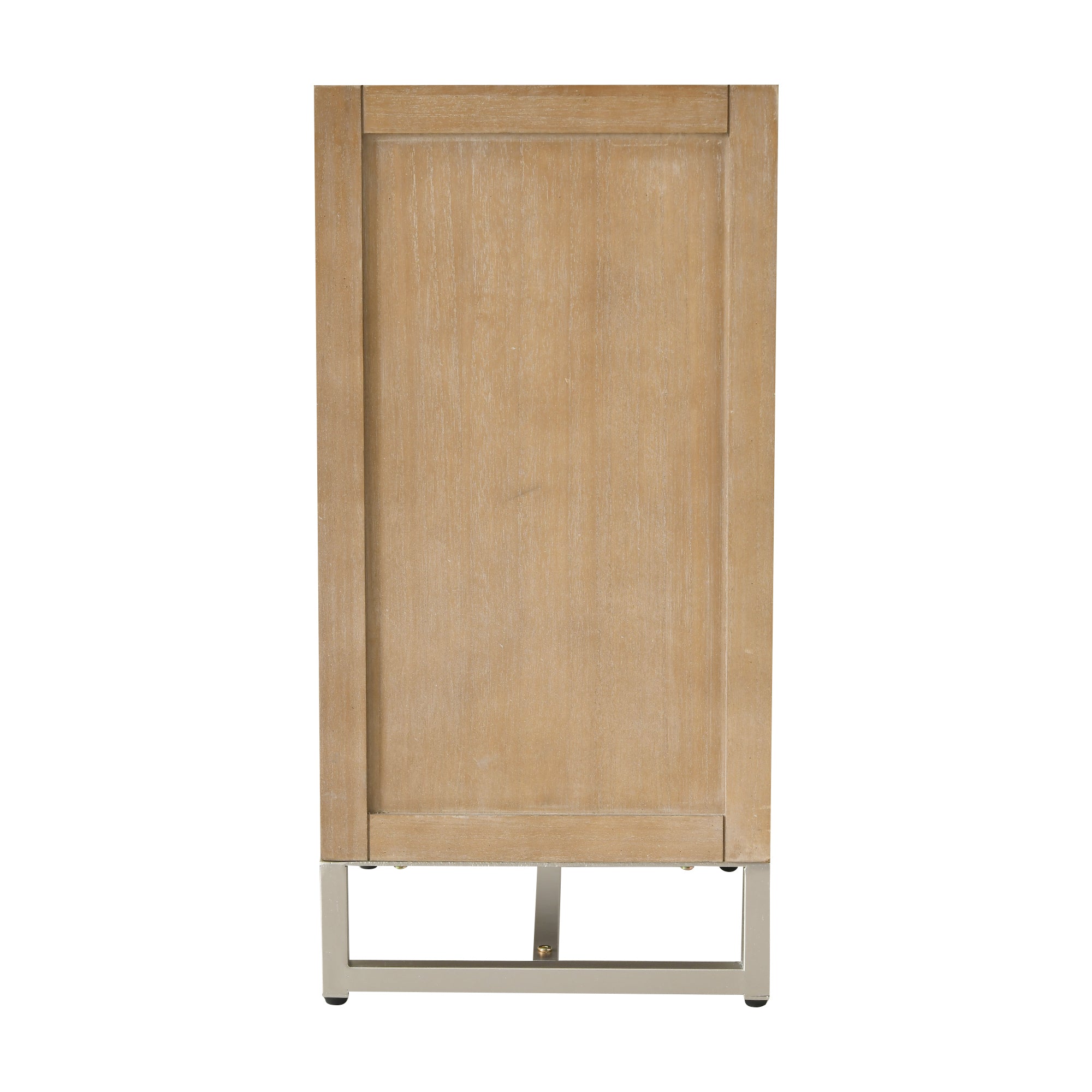 26" Tall Wood 1-Door Accent Cabinet in Antique brown