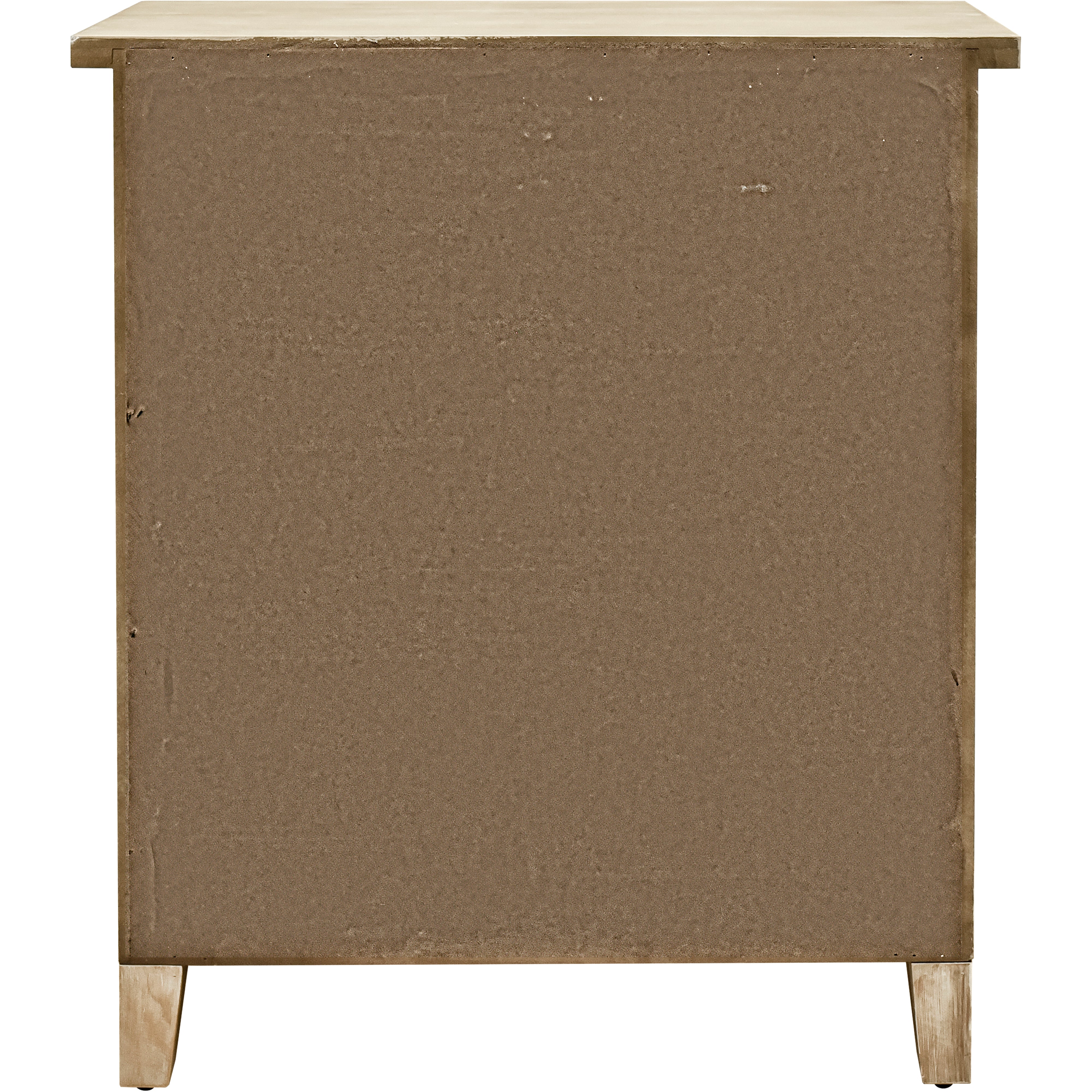 30.5" Tall Wood 5-Drawers Accent Cabinet in Antique Brown