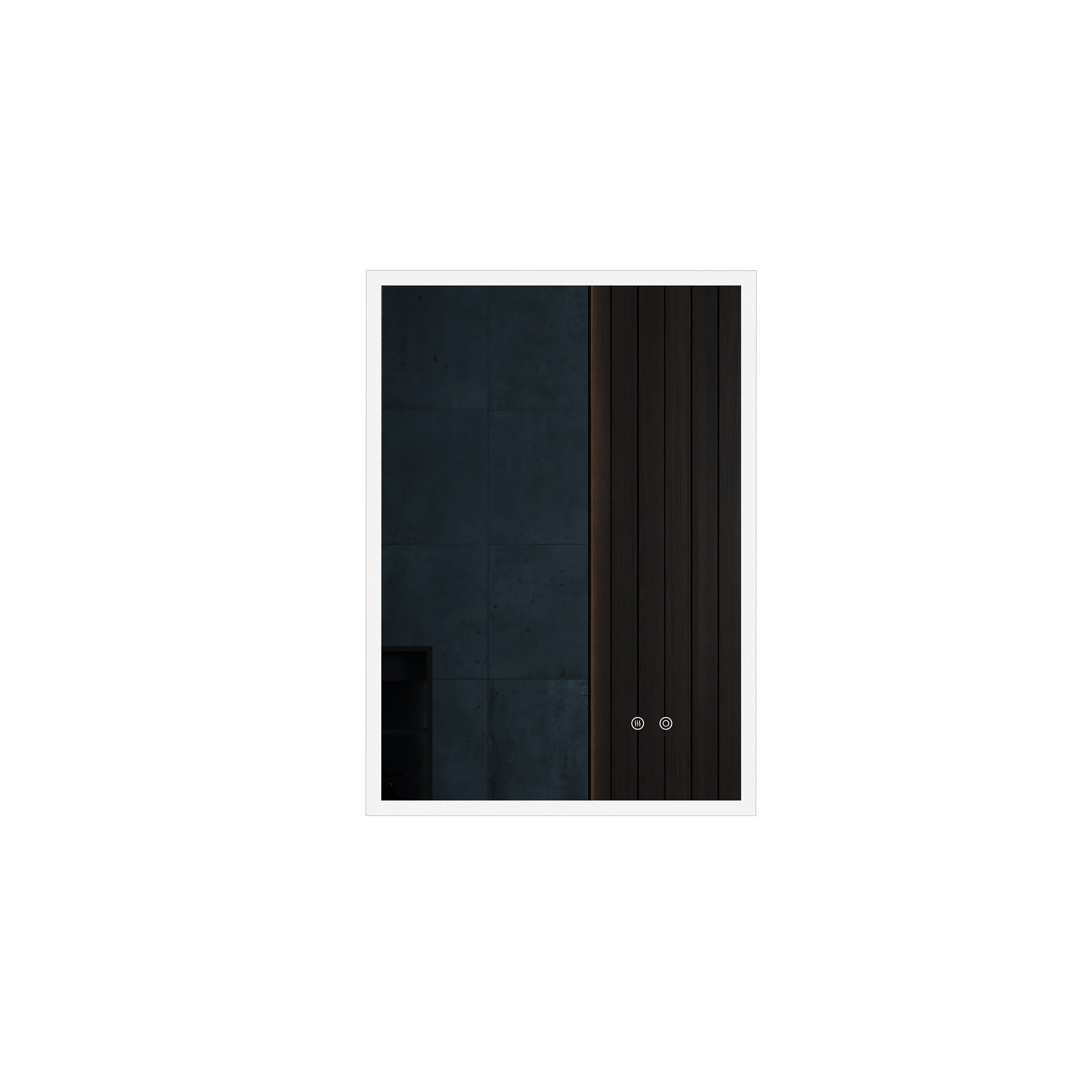 Rectangular Frameless Dimmable Wall Mounted LED Bathroom Vanity Mirror