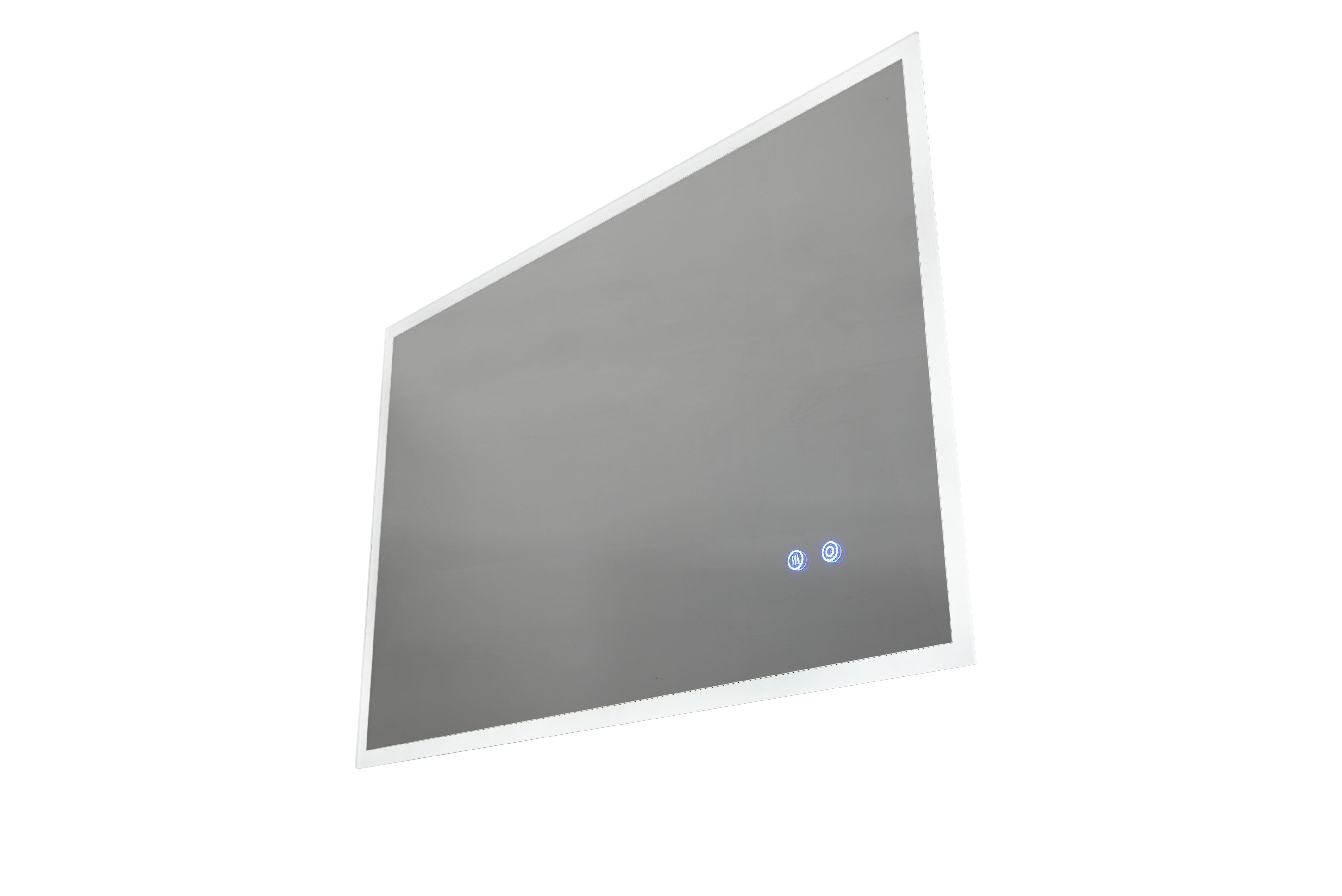 Rectangular Frameless Dimmable Wall Mounted LED Bathroom Vanity Mirror
