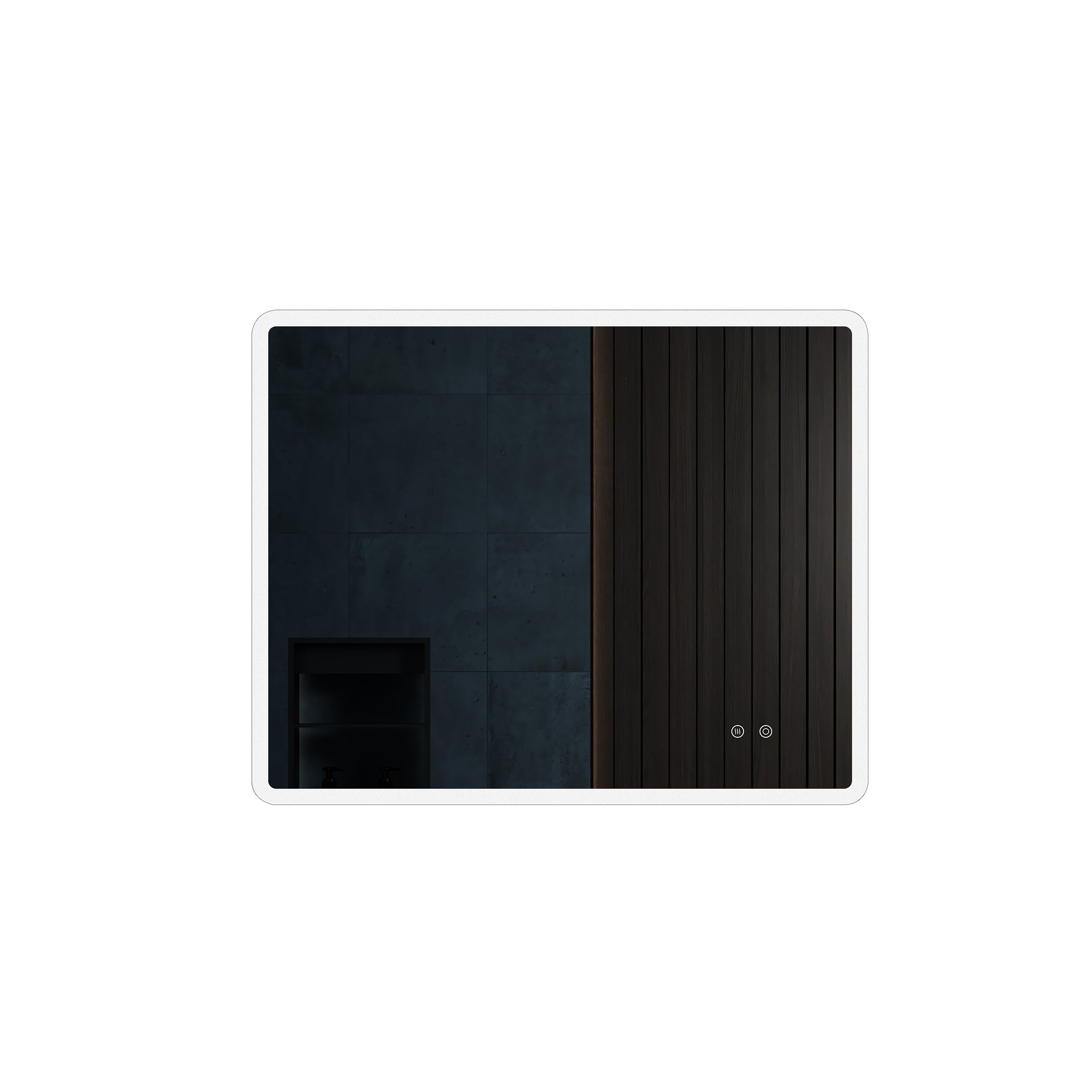 Rectangular Frameless Dimmable Wall Mounted LED Bathroom Vanity Mirror