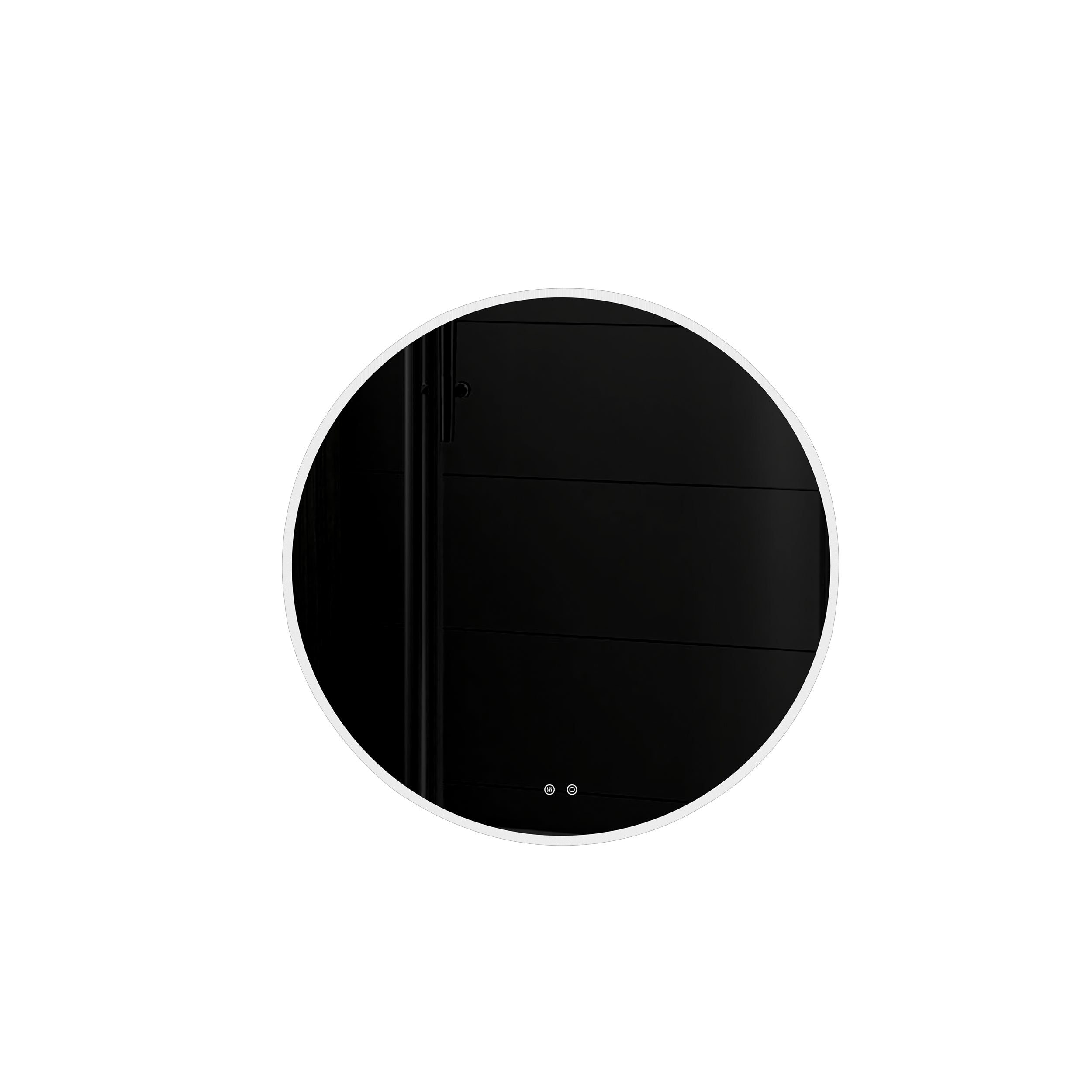 Round Frameless Dimmable Wall Mounted LED Bathroom Vanity Mirror