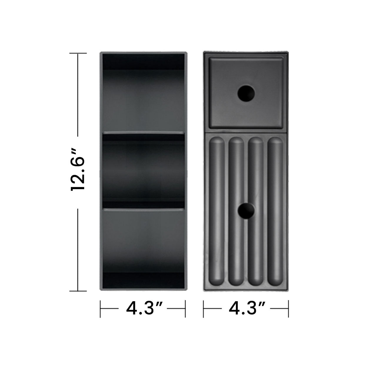24 in./ 30 in. W Wall Mounted Bathroom Vanity with Integrated Ceramic Sink and Drawer
