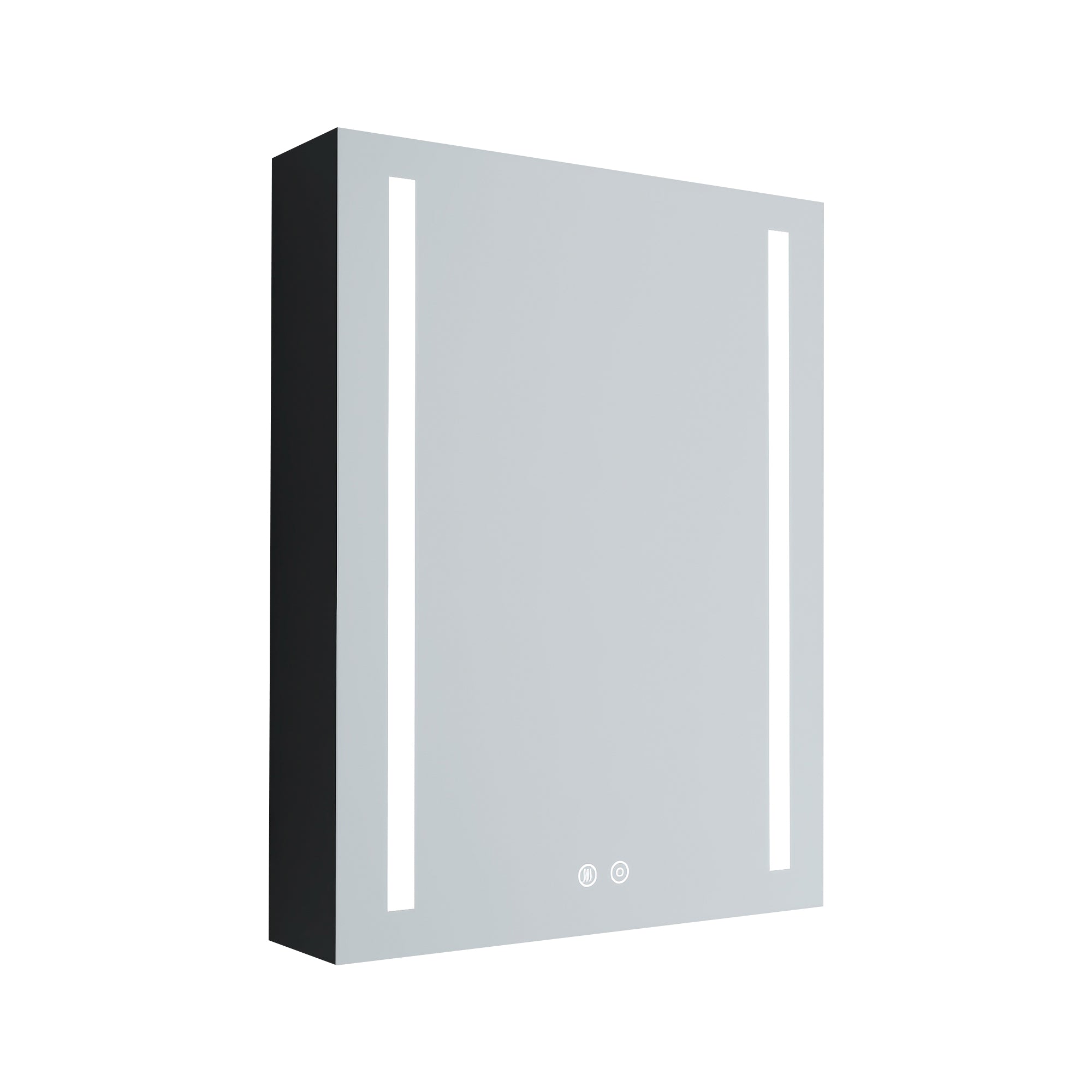 Surface Mount Bathroom Medicine Cabinet with Mirror and Shelves