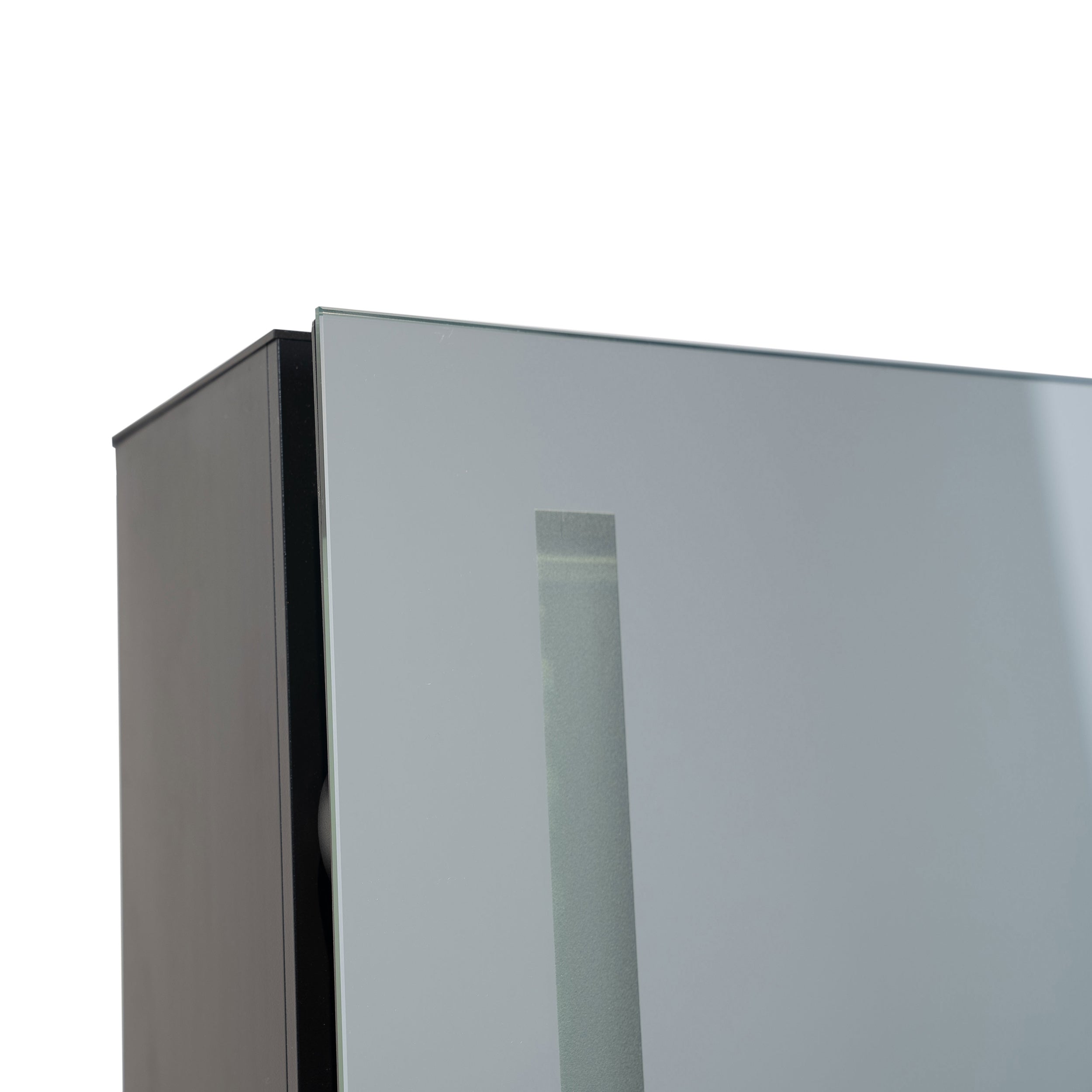 Surface Mount Bathroom Medicine Cabinet with Mirror and Shelves