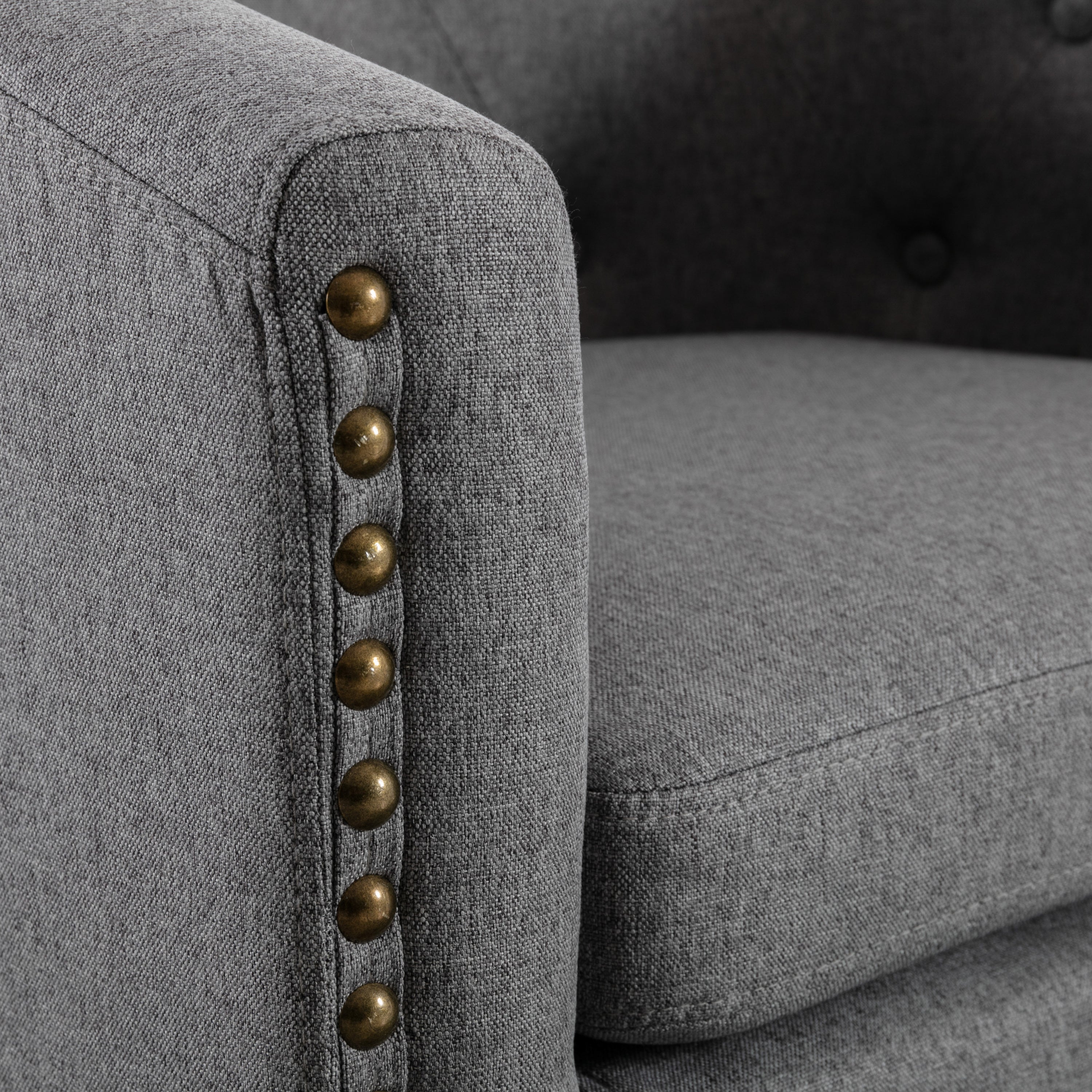 Tufted Barrel ChairTub Chair