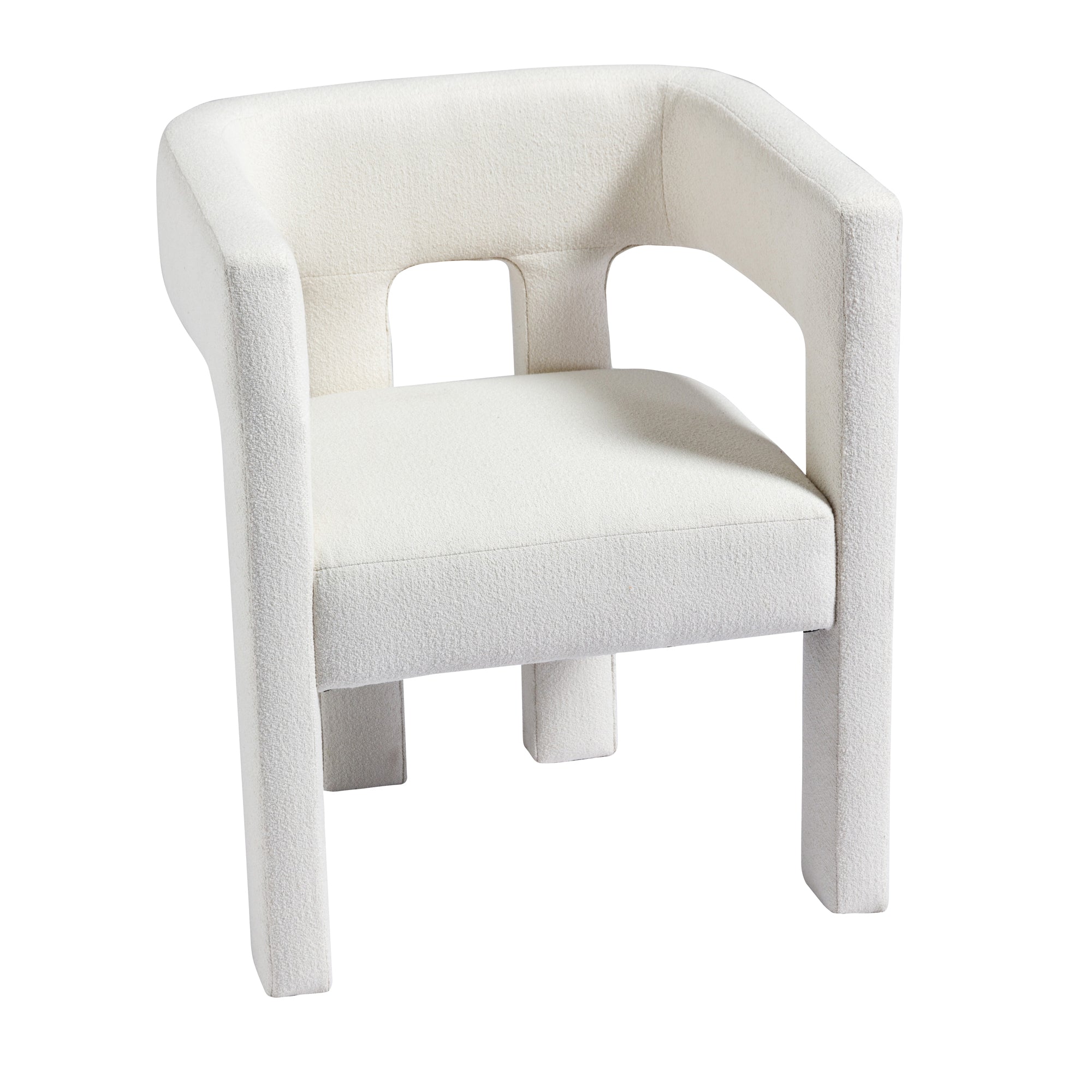 25" W Contemporary Designed Fabric Upholstered Accent Chair Dining Chair